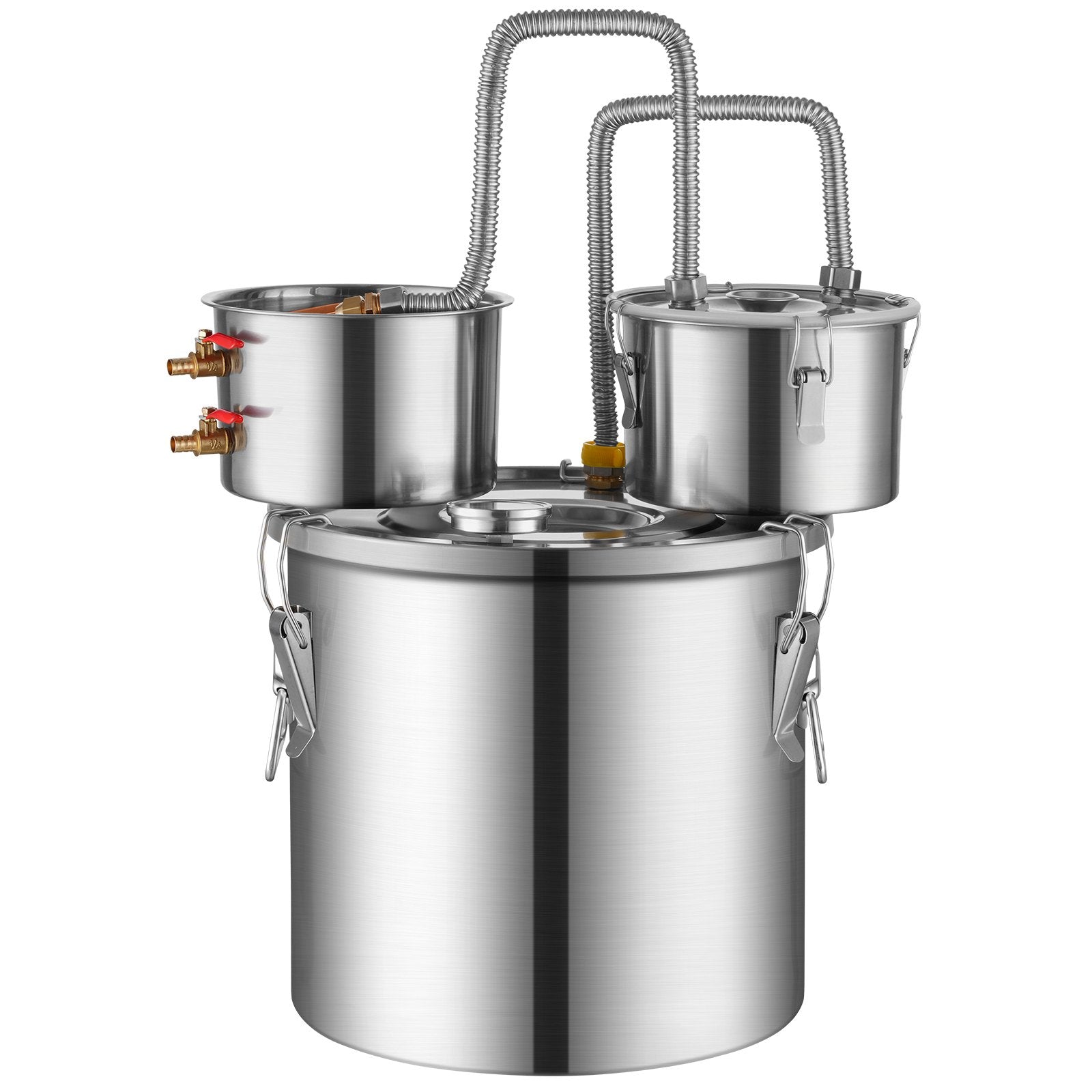 VEVOR Moonshine Still Water Alcohol Distiller 13.2Gal w/Thumper Keg & Water Pump 10