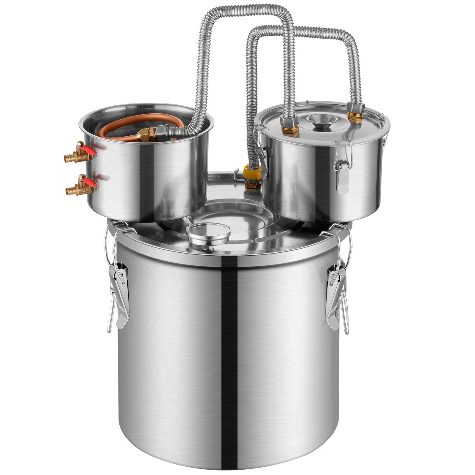 VEVOR Moonshine Still Water Alcohol Distiller 8Gal w/Thumper Keg & 8W Water Pump 10