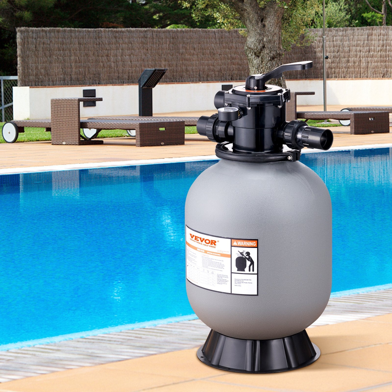 VEVOR Sand Filter, 16-inch, 406.4mm 8
