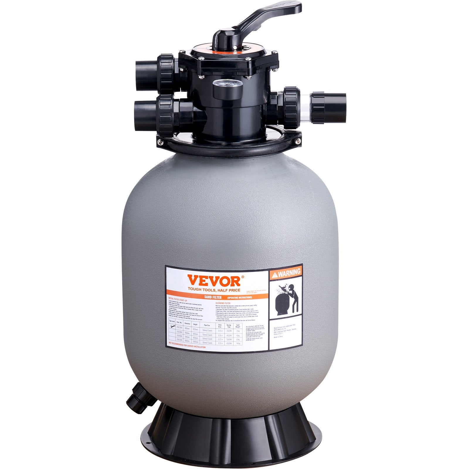 VEVOR Sand Filter, 16-inch, 406.4mm 9