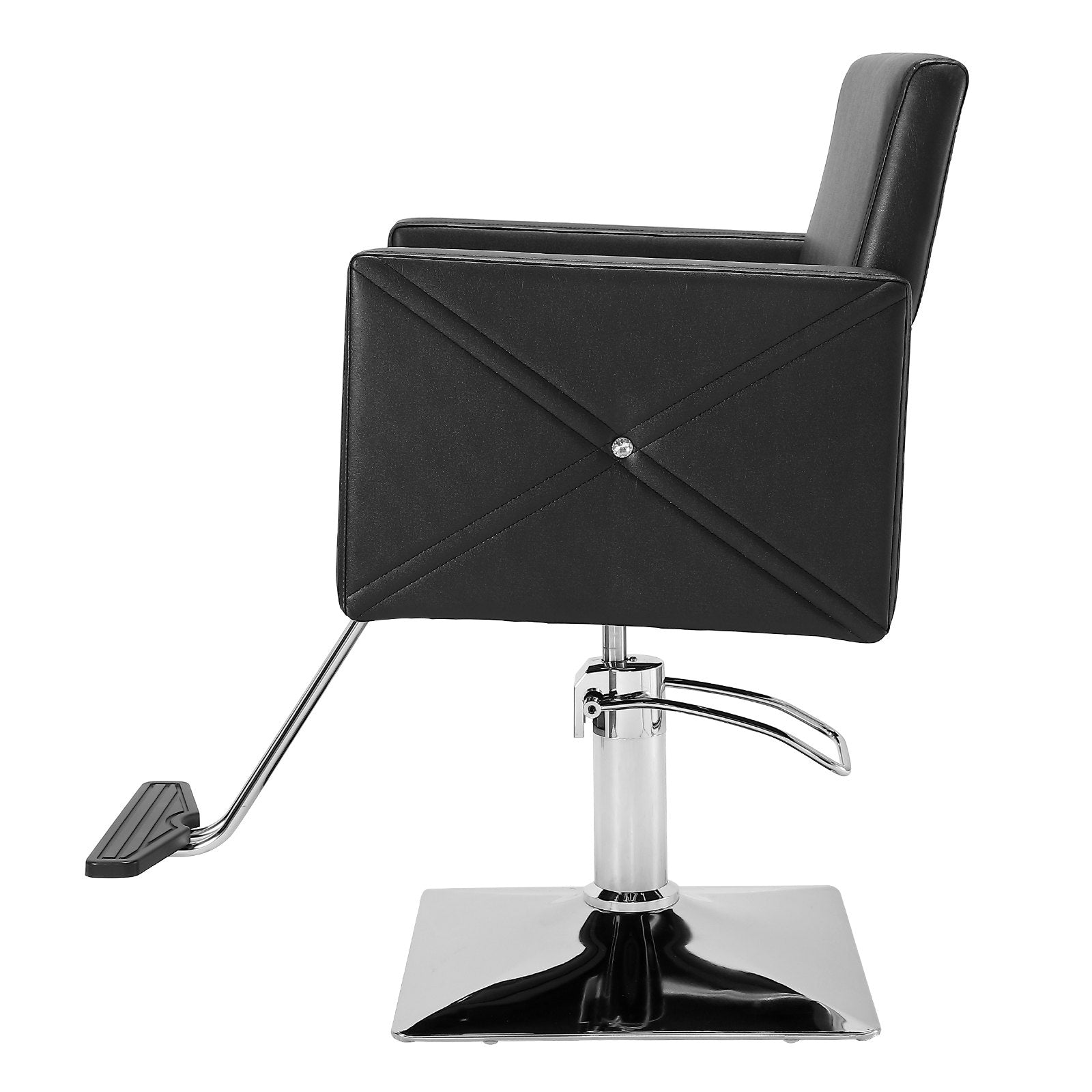 VEVOR Salon Chair, Barber Chair for Hair Stylist, Styling Chair with Heavy Duty Hydraulic Pump, Swivel Hair Salon Chair with Footrest for Beauty Spa Shampoo, Max Load Weight 330 lbs, Black 9