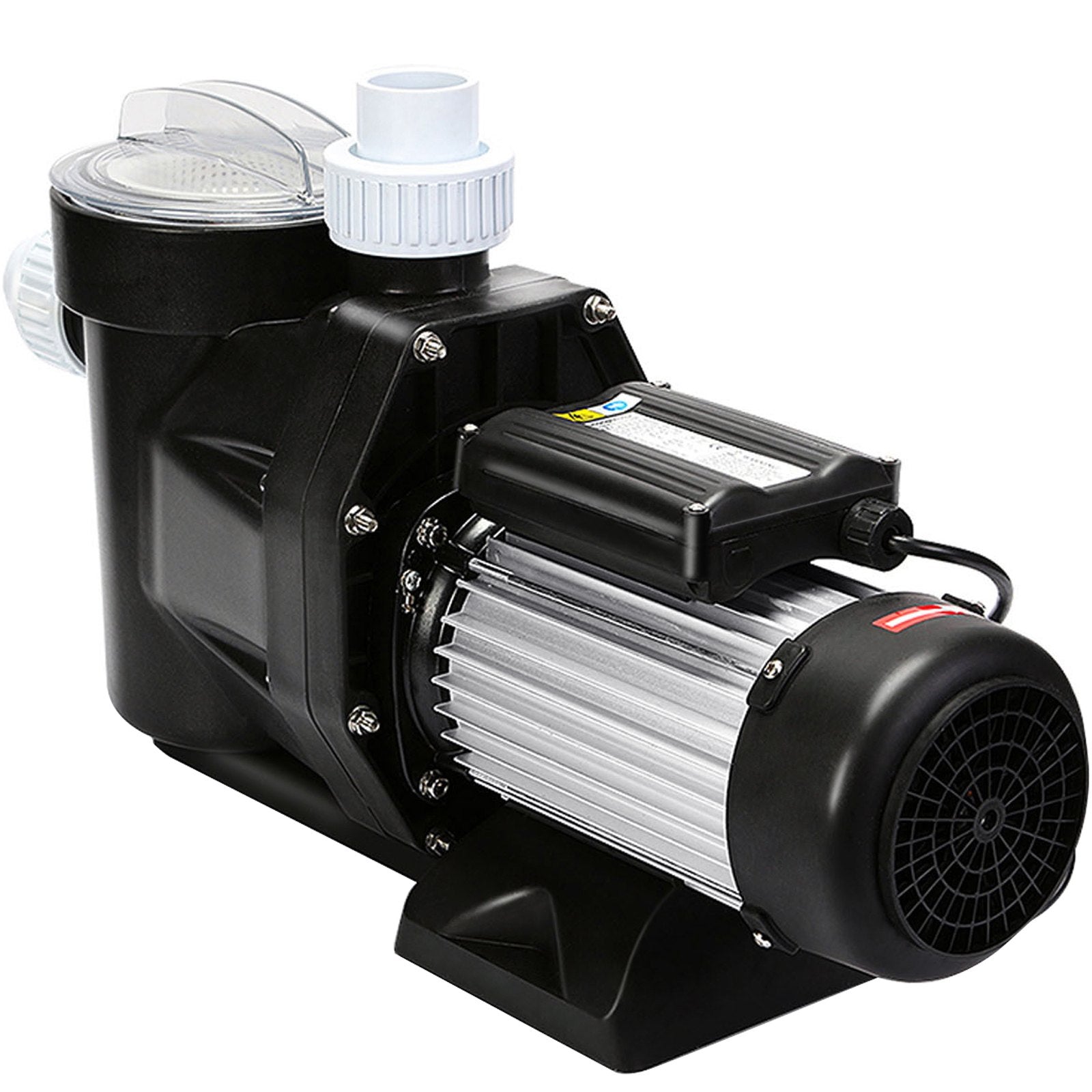 VEVOR Swimming Pool Filter Pump 2.5HP, 1850W Swimming Pool Pump 148GPM, Single Speed Filter for Spa Water Circulation Above Ground Apply Swimming Pool, Bathtub