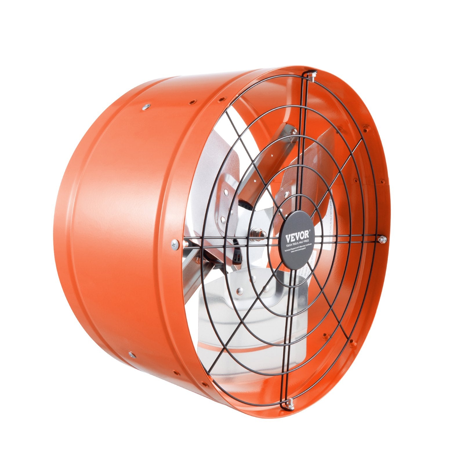 VEVOR 380 mm Gable Mount Fan 1650 CFM Attic Vent Fan with Adjustable Thermostat 9