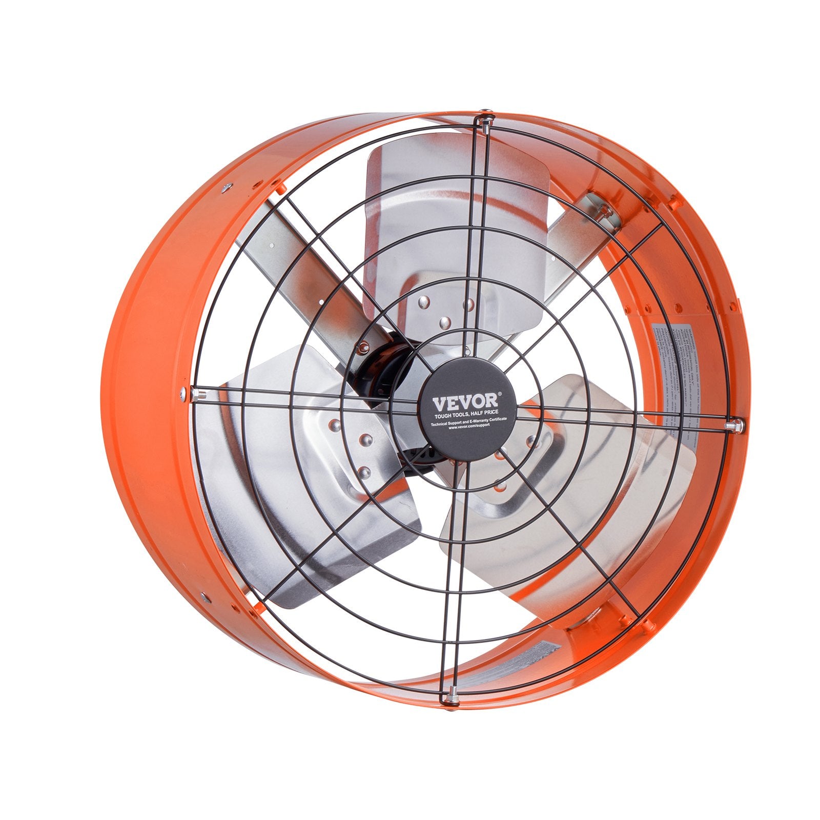 VEVOR 380 mm Gable Mount Fan 1650 CFM Attic Vent Fan with Adjustable Thermostat 10