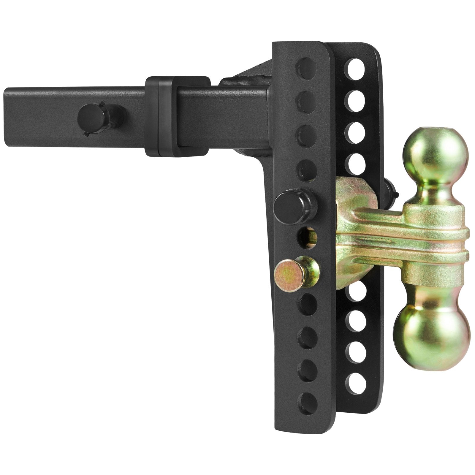 VEVOR Adjustable Trailer Hitch, 203.2 mm Drop & 165.1 mm Rise Hitch Ball Mount with 50.8 mm Receiver, Solid Tube, 6350 kg GTW, 50.8 m and 58.7 mm 45# Steel Tow Balls with Key Lock for Truck Towing 11