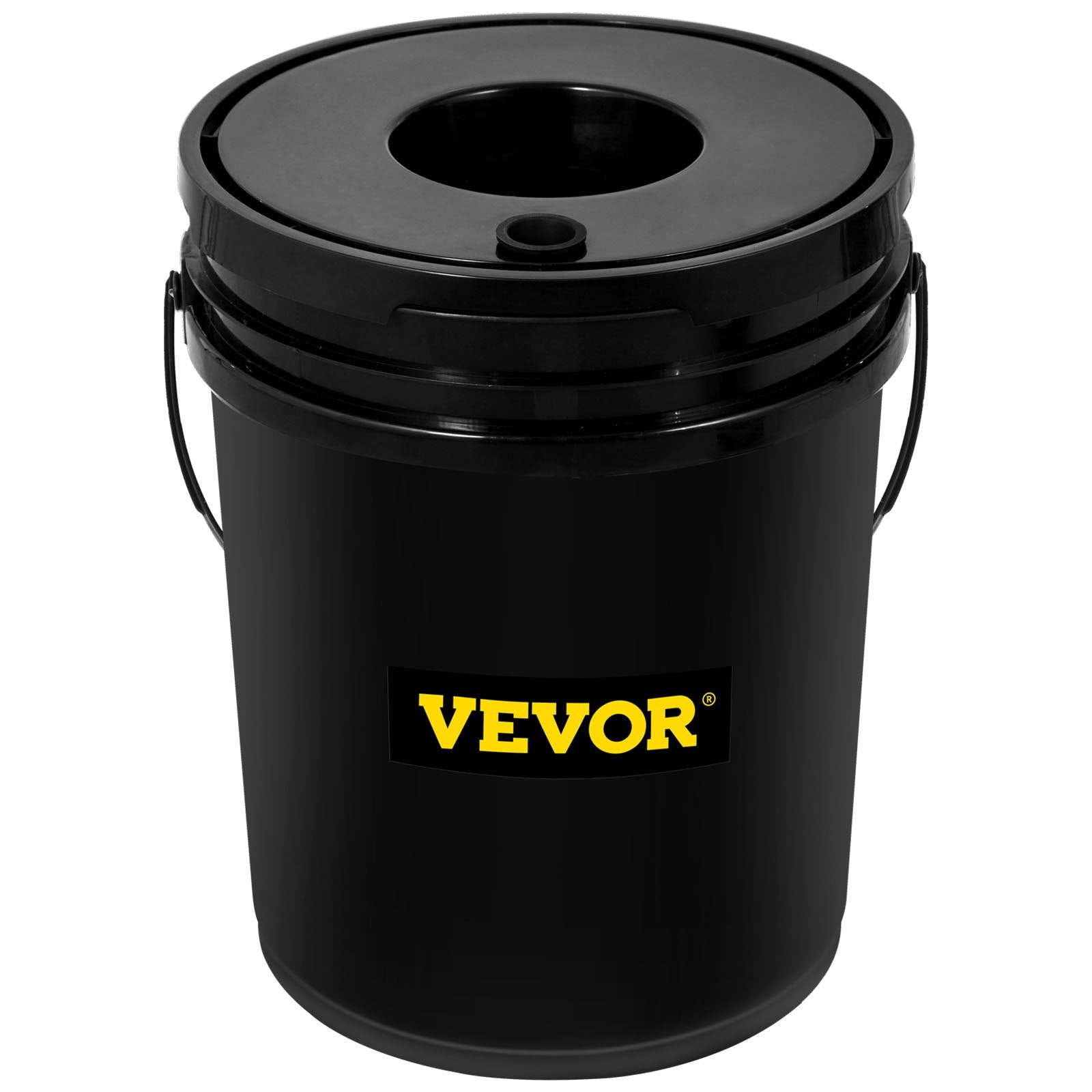VEVOR DWC Hydroponic System, 5 Gallon 5 Buckets, Deep Water Culture Growing Bucket, Hydroponics Grow Kit with Pump, Air Stone and Connected Reservoir, for Indoor/Outdoor Leafy Vegetables 11