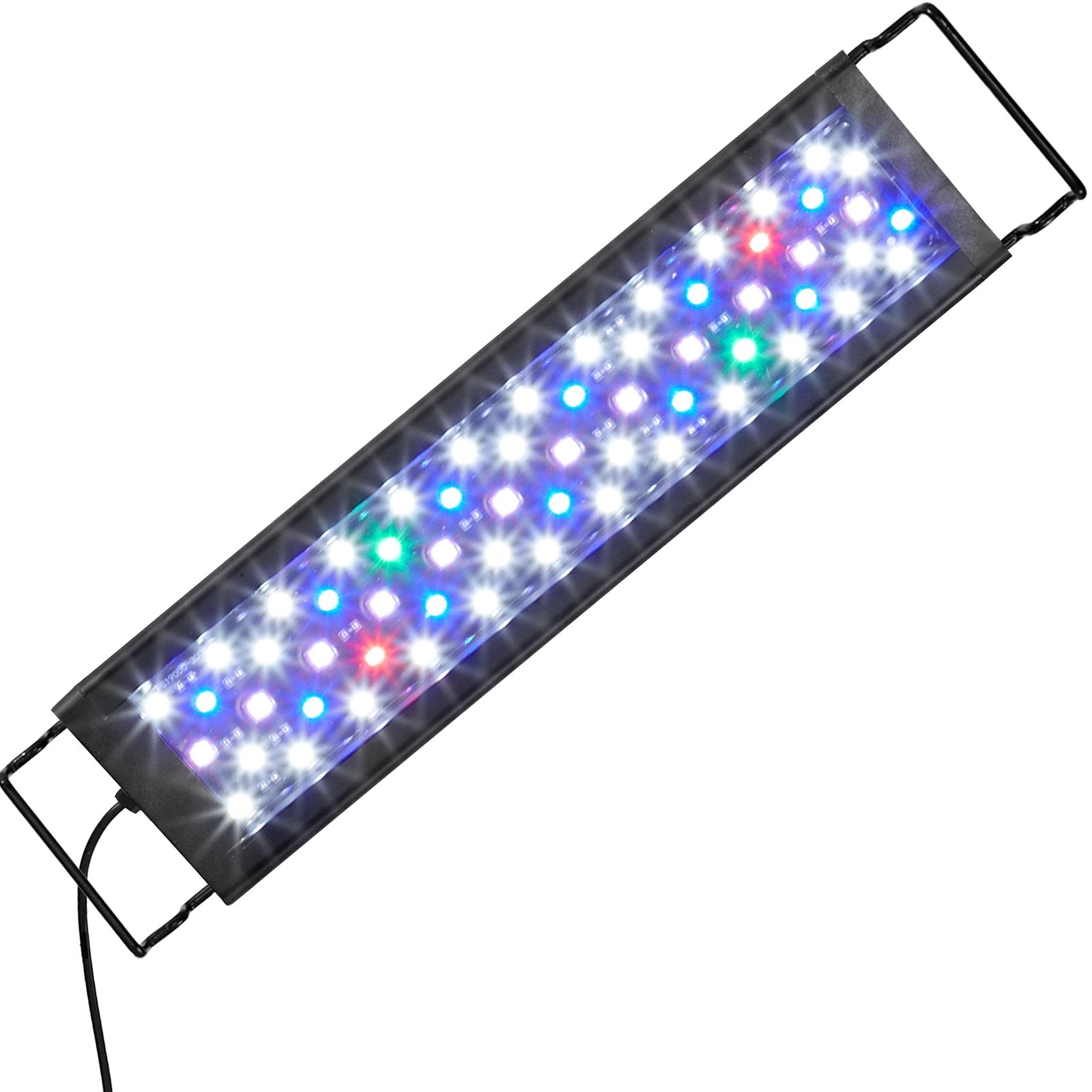 VEVOR Aquarium Light, 14W Full Spectrum Fish Tank Light with 24/7 Natural Mode, Adjustable Timer & 5-Level Brightness, with Aluminum Alloy Shell Extendable Brackets for 12"-18" Freshwater Planted Tank 9