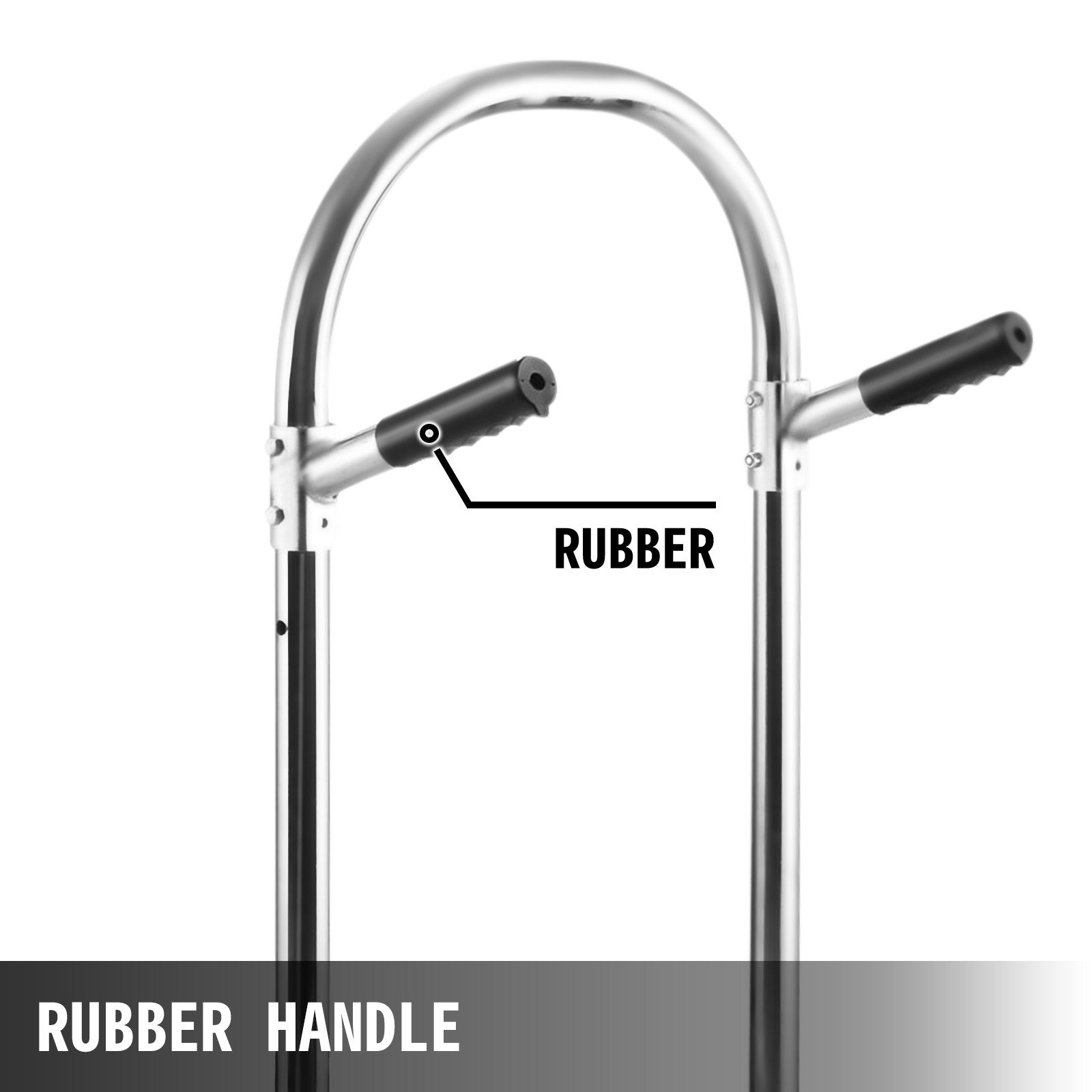 VEVOR Aluminum Hand Truck 3 in 1 Folding Hand Truck Convertible Hand Truck and Dolly 5