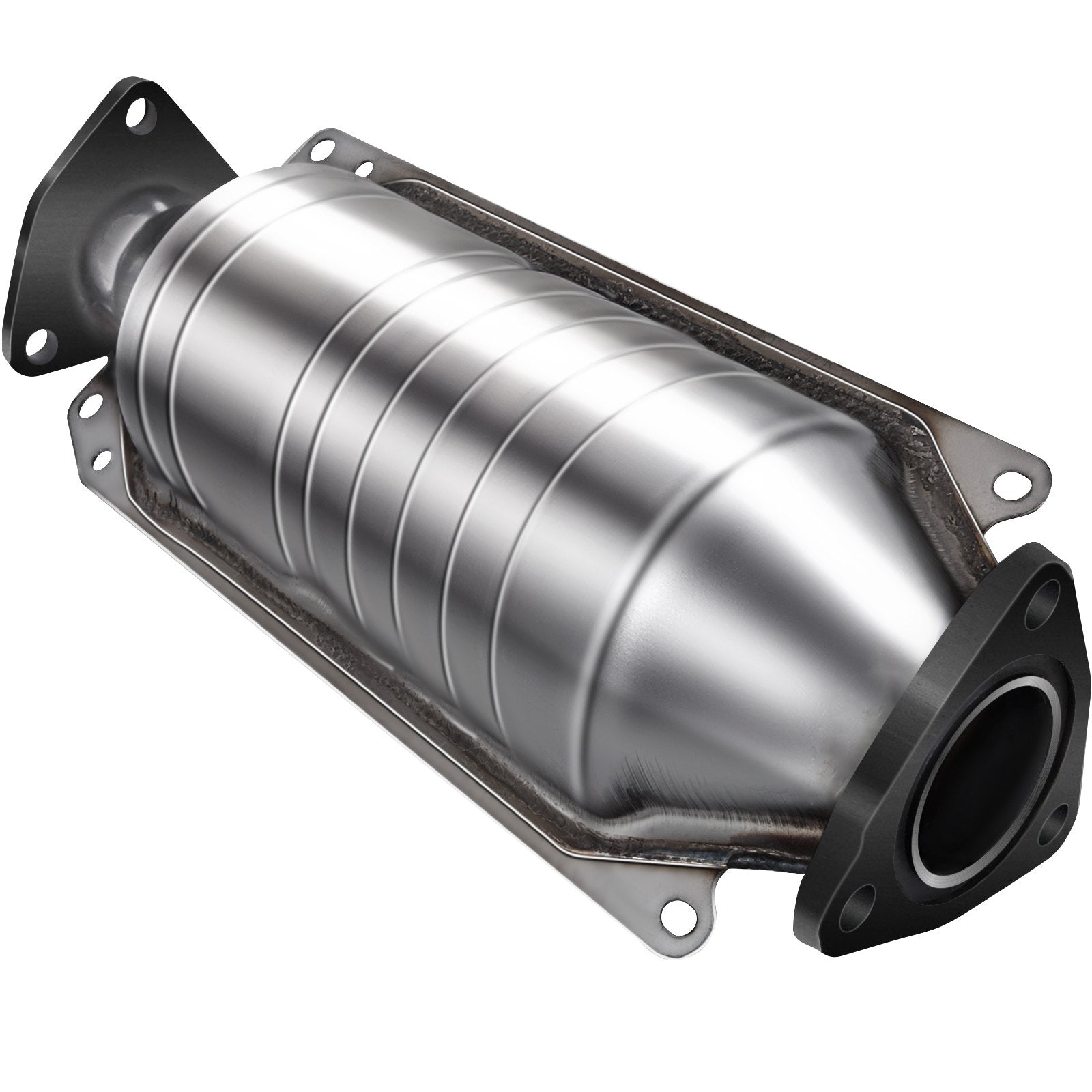 VEVOR Catalytic Converter Compatible with 1998-2002 Honda Accord 2.3L, Direct-Fit High Flow Series Cat Converter, Stainless Steel Exhaust Converter Pipe with Flange Design & Gasket (OBD III Compliant) 8