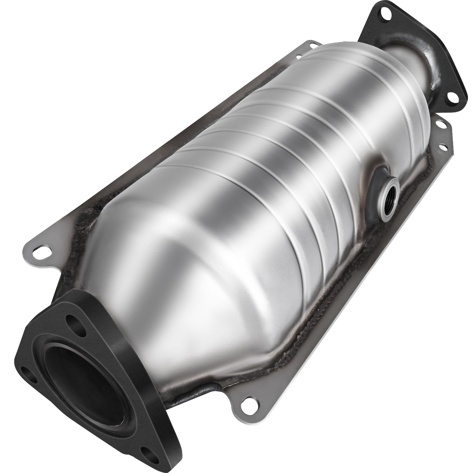 VEVOR Catalytic Converter Compatible with 1998-2002 Honda Accord 2.3L, Direct-Fit High Flow Series Cat Converter, Stainless Steel Exhaust Converter Pipe with Flange Design & Gasket (OBD III Compliant) 9