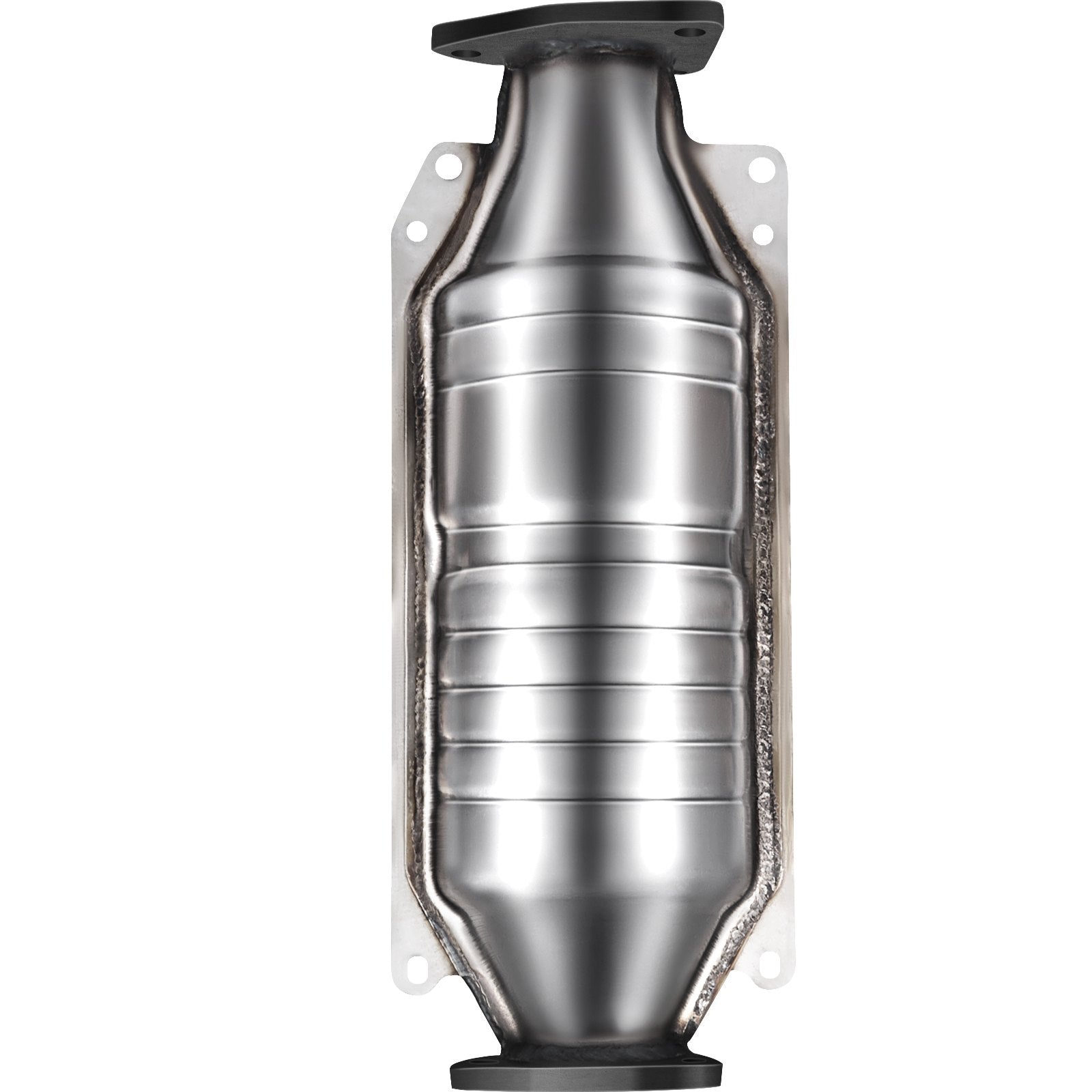 VEVOR Catalytic Converter Compatible with 1998-2002 Honda Accord 2.3L, Direct-Fit High Flow Series Cat Converter, Stainless Steel Exhaust Converter Pipe with Flange Design & Gasket (OBD III Compliant) 10