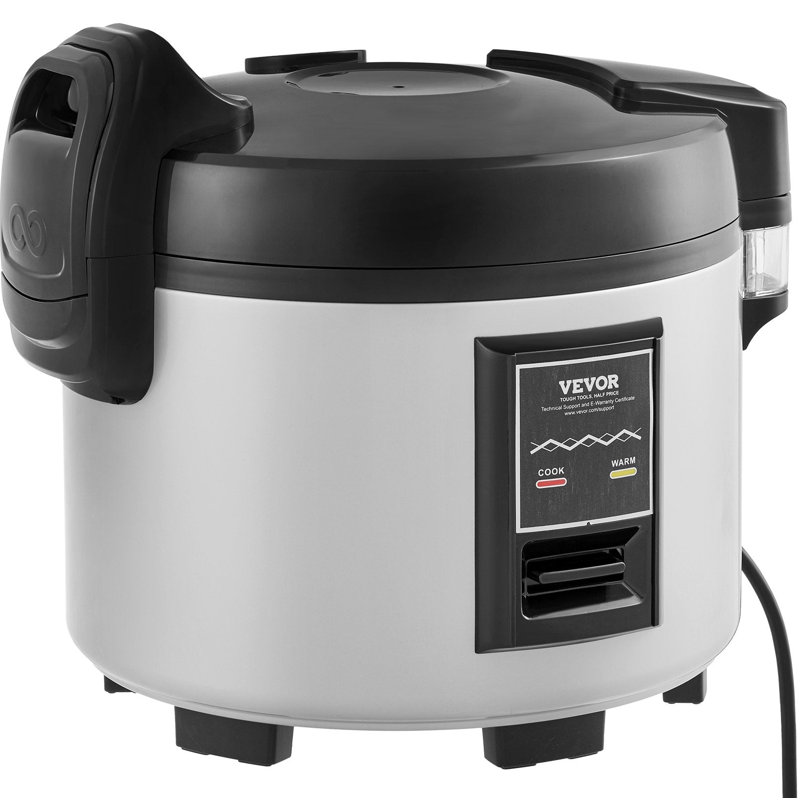 VEVOR Commercial Rice Cooker, 45-Cup Rice Cooker, 9 Liter Large Rice Cooker and Warmer with Nonstick Inner Pot, Fast Cooking and 12-Hour Keep Warm, with Rice Cup and Paddle, for Restaurant 11