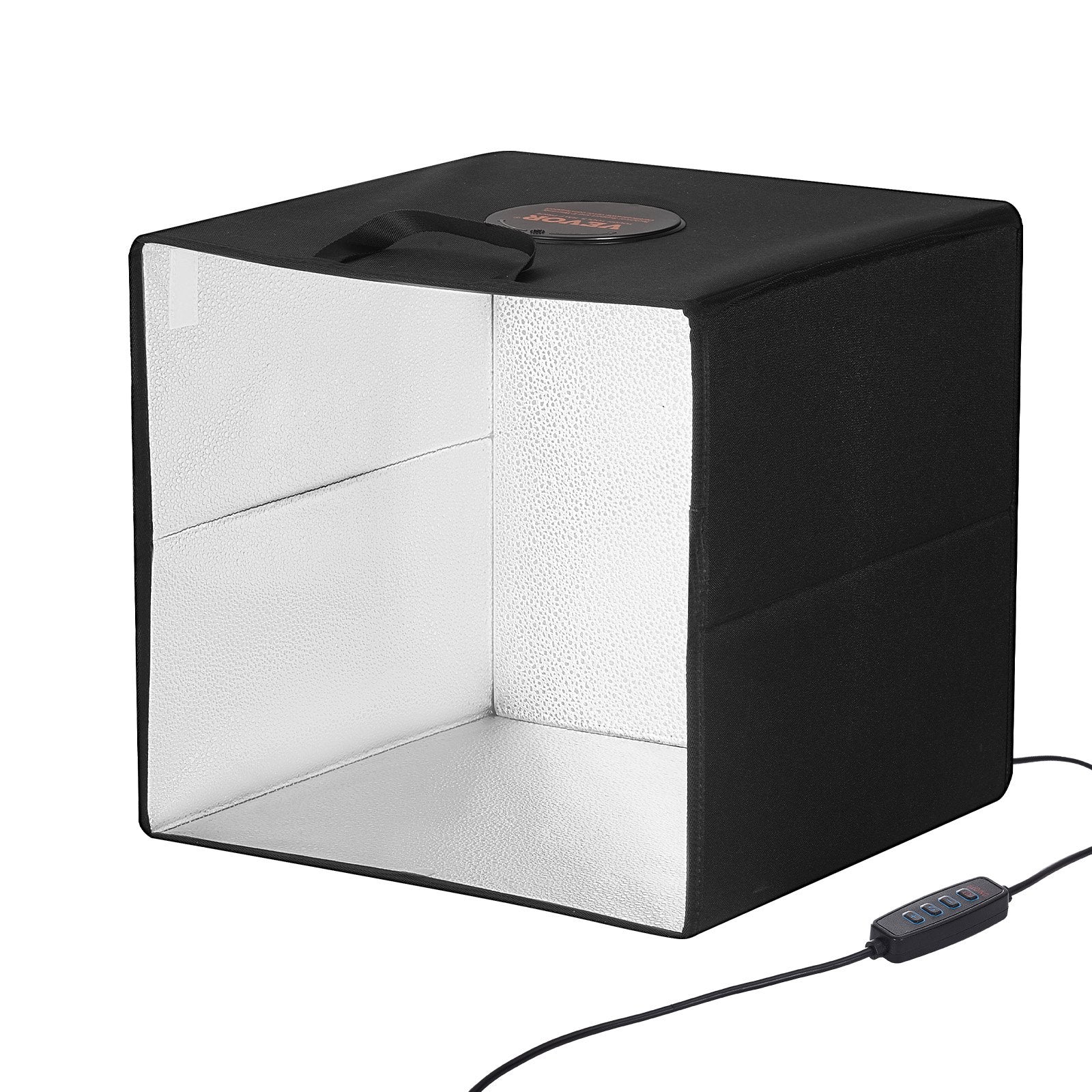 VEVOR Photo Studio Light Box 3000-5600K 6 Double-Sided Color Backdrops, 31.5 x 31 x 31 cm