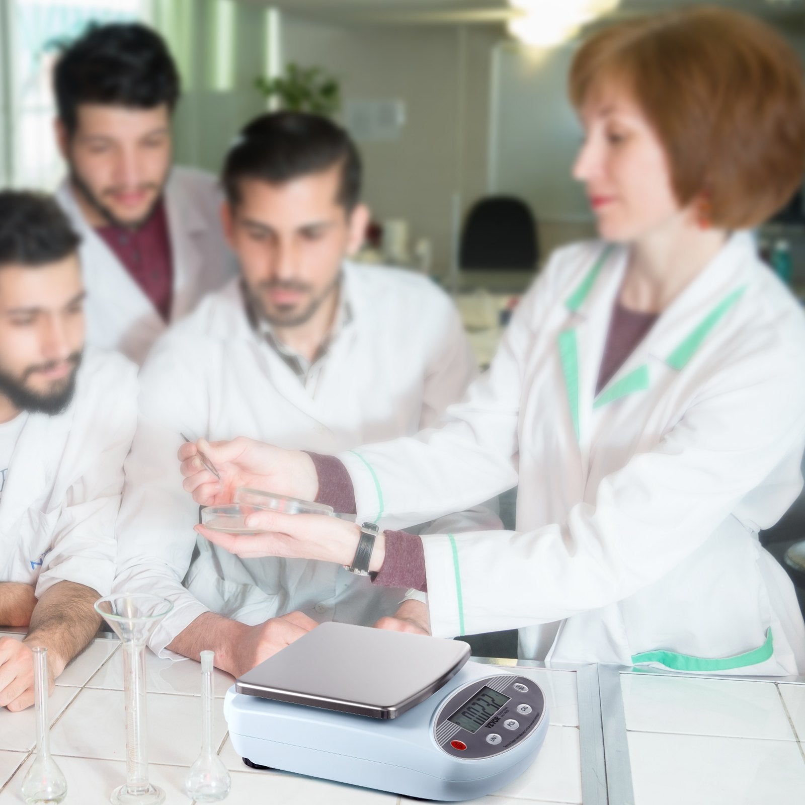 VEVOR Analytical Balance Lab Scale 3000g x 0.01g 13 Units Conversion Electronic 8