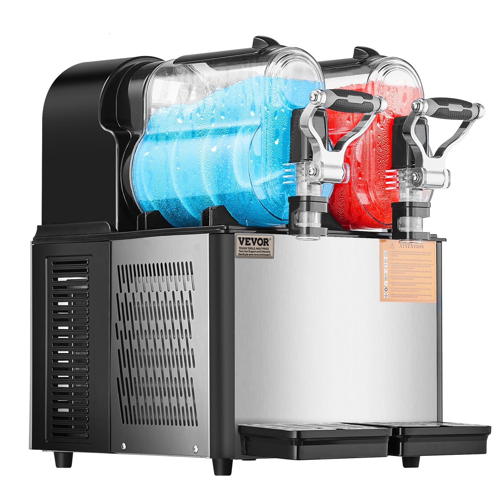 VEVOR 3Lx2 Tank Commercial Slushy Machine Margarita Smoothie Frozen Drink Maker 9