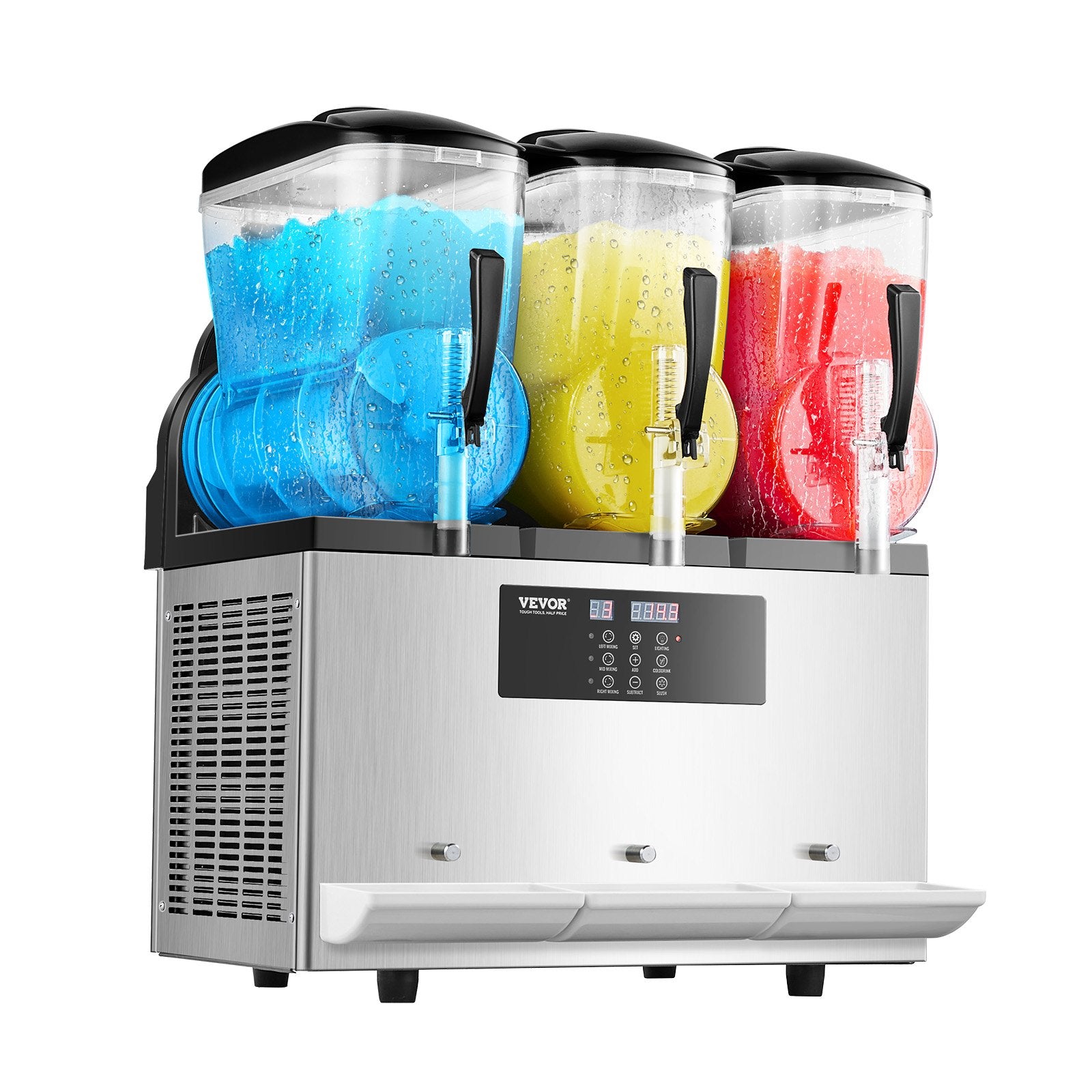 VEVOR 12Lx3 Tank Commercial Slushy Machine Margarita Smoothie Frozen Drink Maker 9