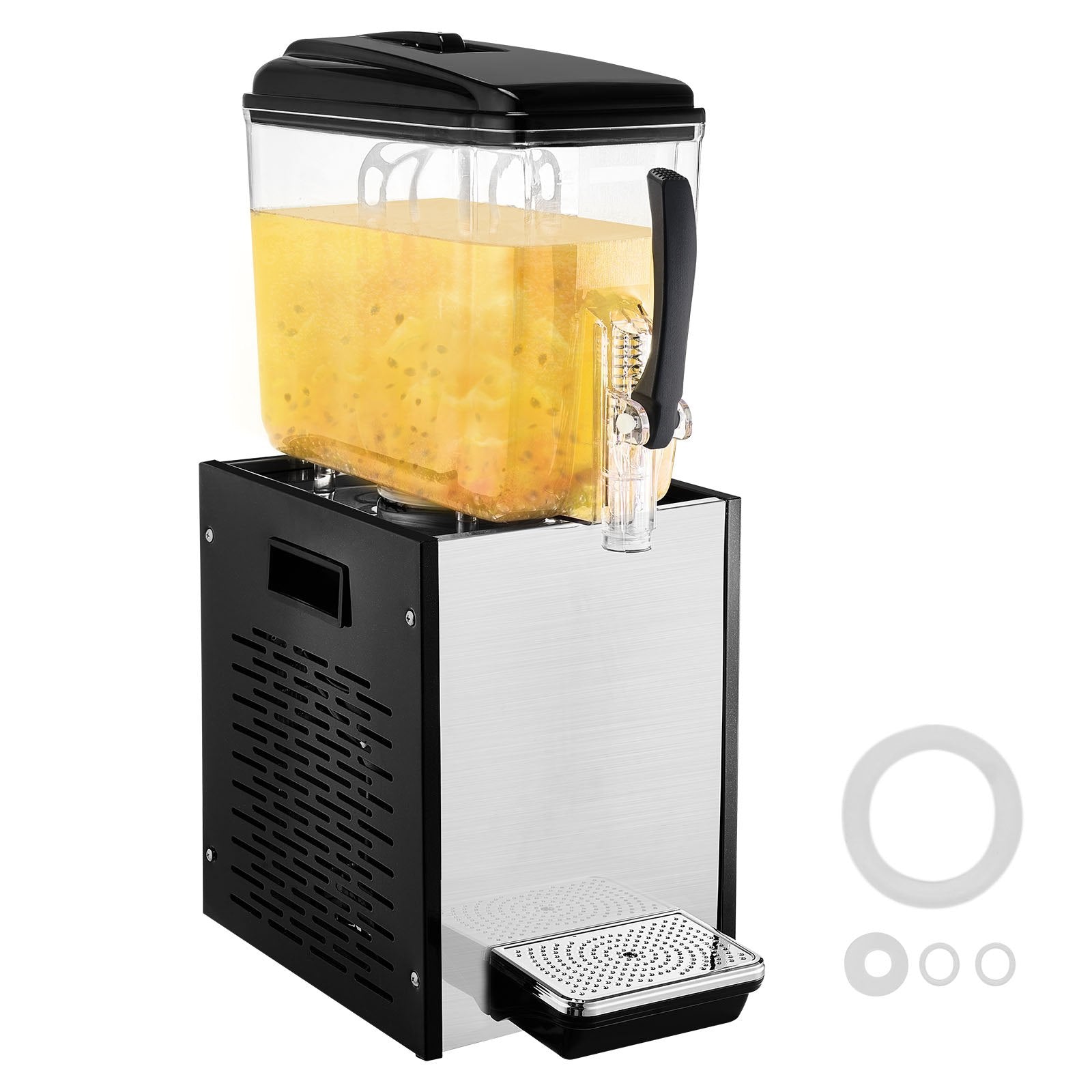 VEVOR Commercial Beverage Dispenser 12L Cold Juice Ice Drink Dispenser for Party 9