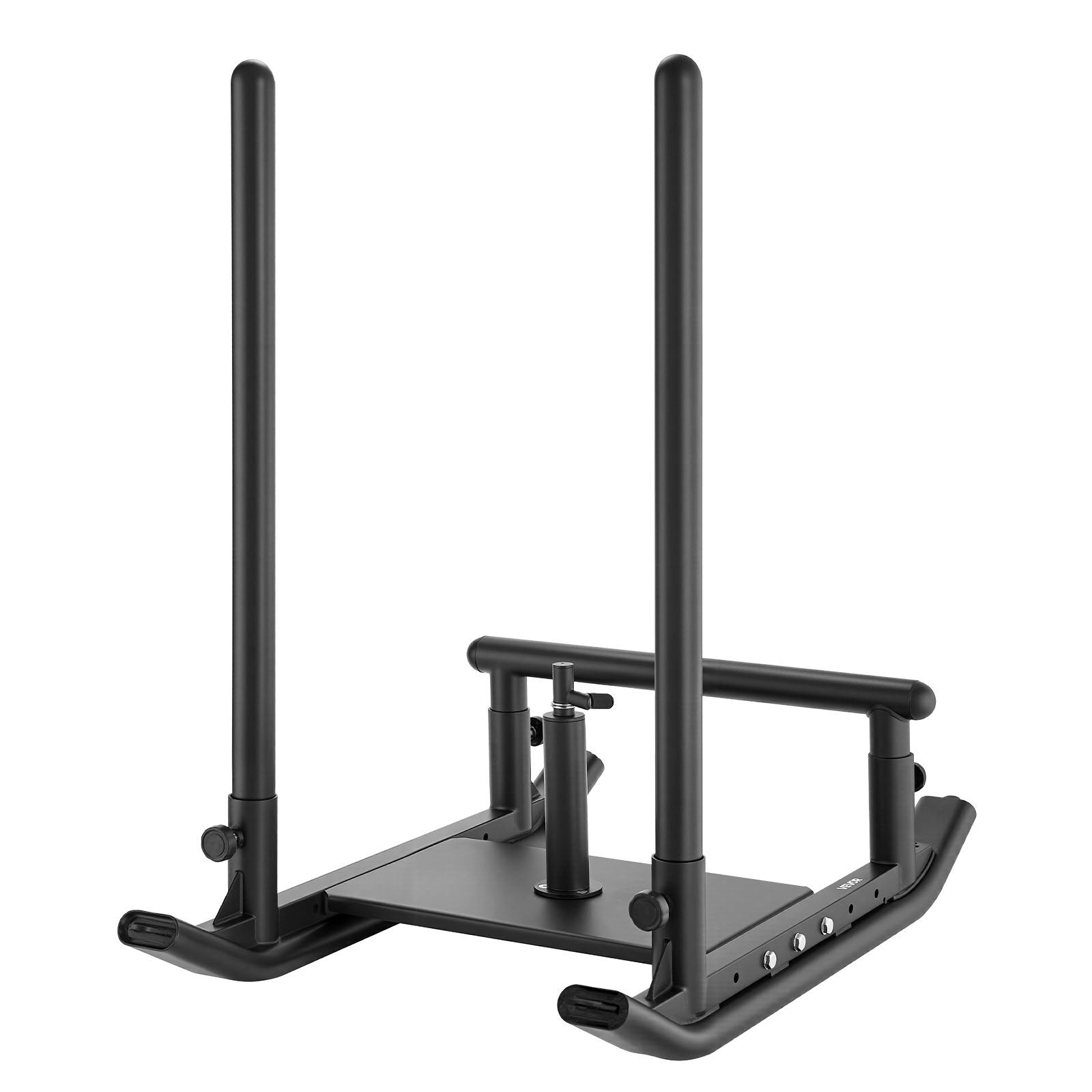 VEVOR Weight Sled, Steel Power Sled, Fitness Strength Training Sleds for Athletic Exercise Speed Improvement, Workout Fitness Equipment with Handle, Compatible with 25/51 mm Weight Plates, Black 11