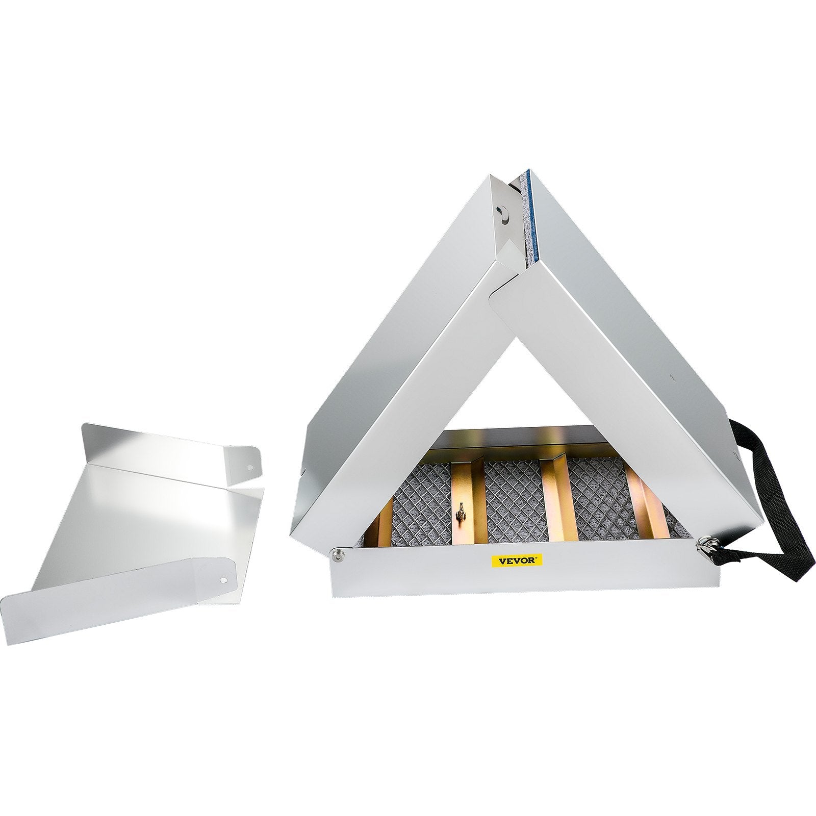 VEVOR Folding Aluminum Alloy Sluice Box, Compact 50" Sluice Boxes for Gold, Lightweight Gold Sluice Equipment, Portable Sluice Boxes with Miner's Moss, River, Creek, Gold Panning, Prospecting, Dredg 11