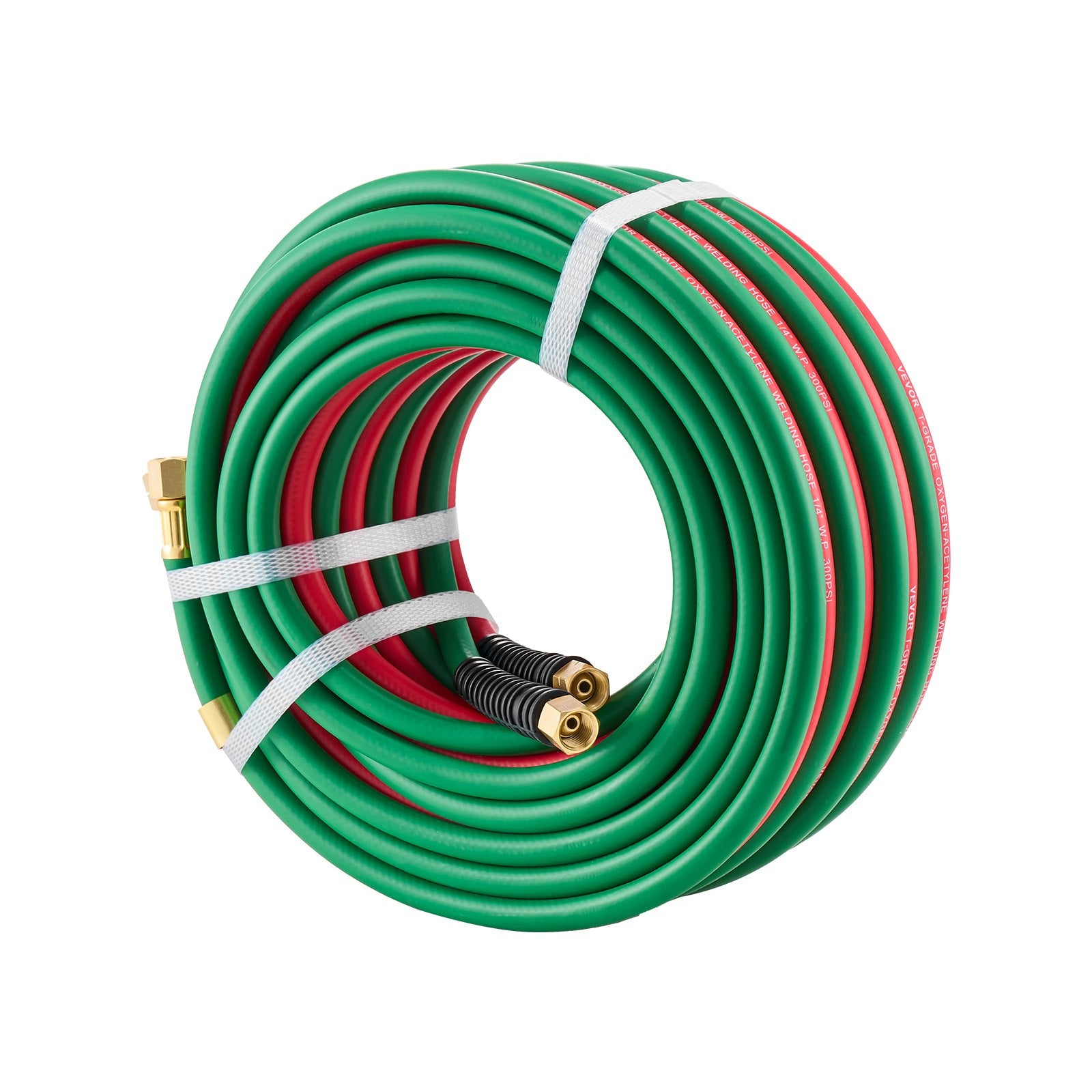 Oxygen Acetylene Hose 1/4-Inch x 50FT T Grade Hose 300PSI Max Working Pressure