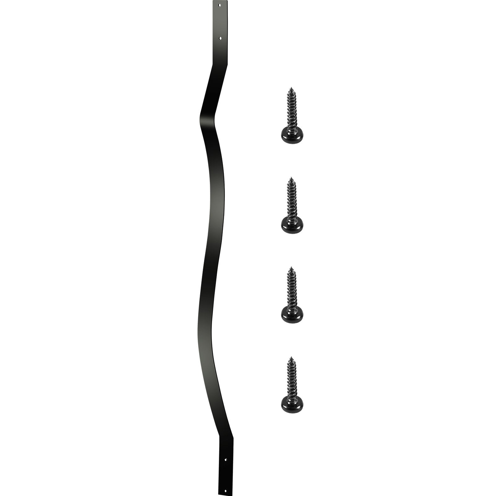 VEVOR Deck Balusters, 51 Pack Metal Deck Spindles, 32.25\"x1\" Staircase Baluster with Screws, Iron Deck Railing for Wood and Composite Deck, Stylish Baluster for Outdoor Stair Deck Porch 10