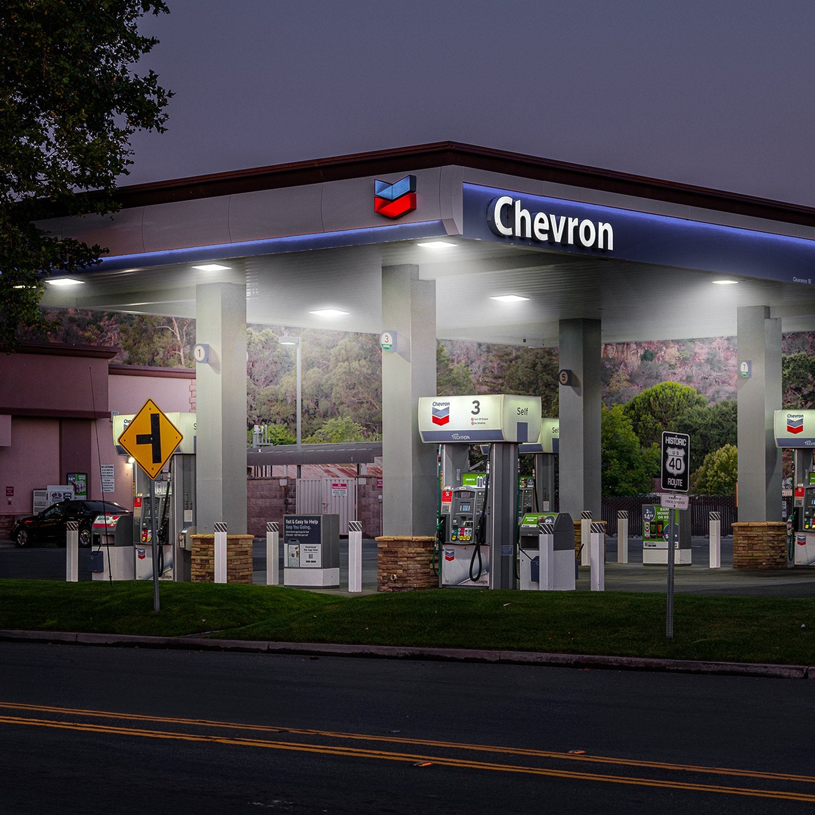 VEVOR 4 Pack LED Canopy Lights 80W 8800LM 5000K Daylight Outdoor Canopy Lighting 8