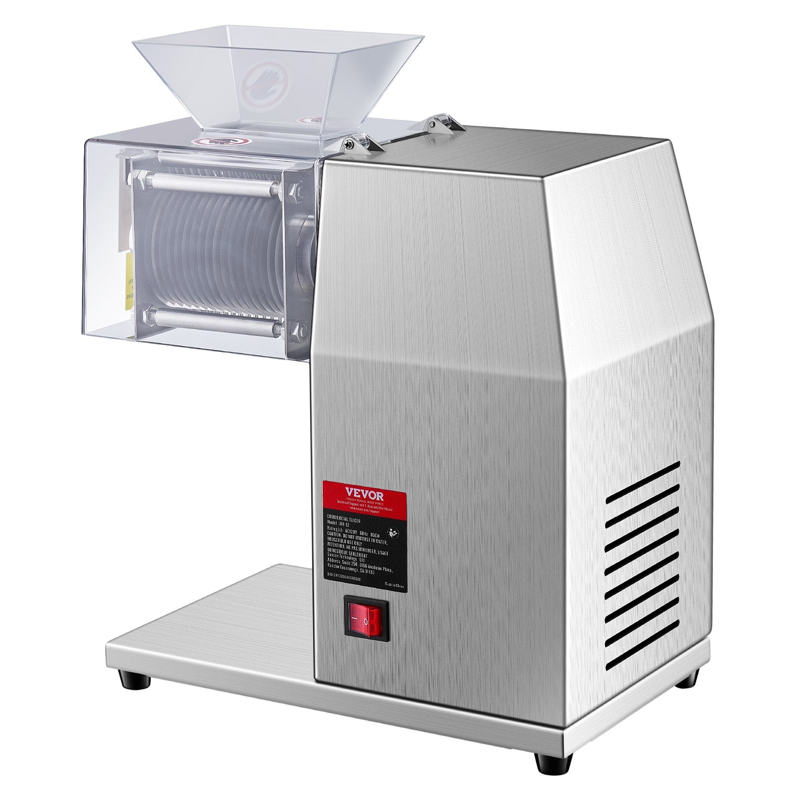 VEVOR Electric Meat Cutter Machine 850W Commercial Meat Slicer Cutting Machine 8