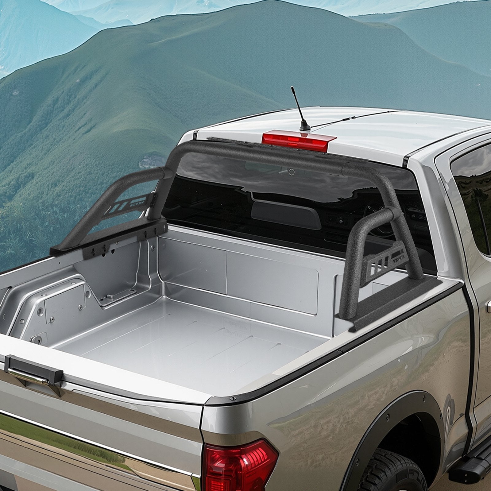 VEVOR Truck Bed Roll Bar Universal Chase Rack for Full-Size Pickup Carbon Steel 8
