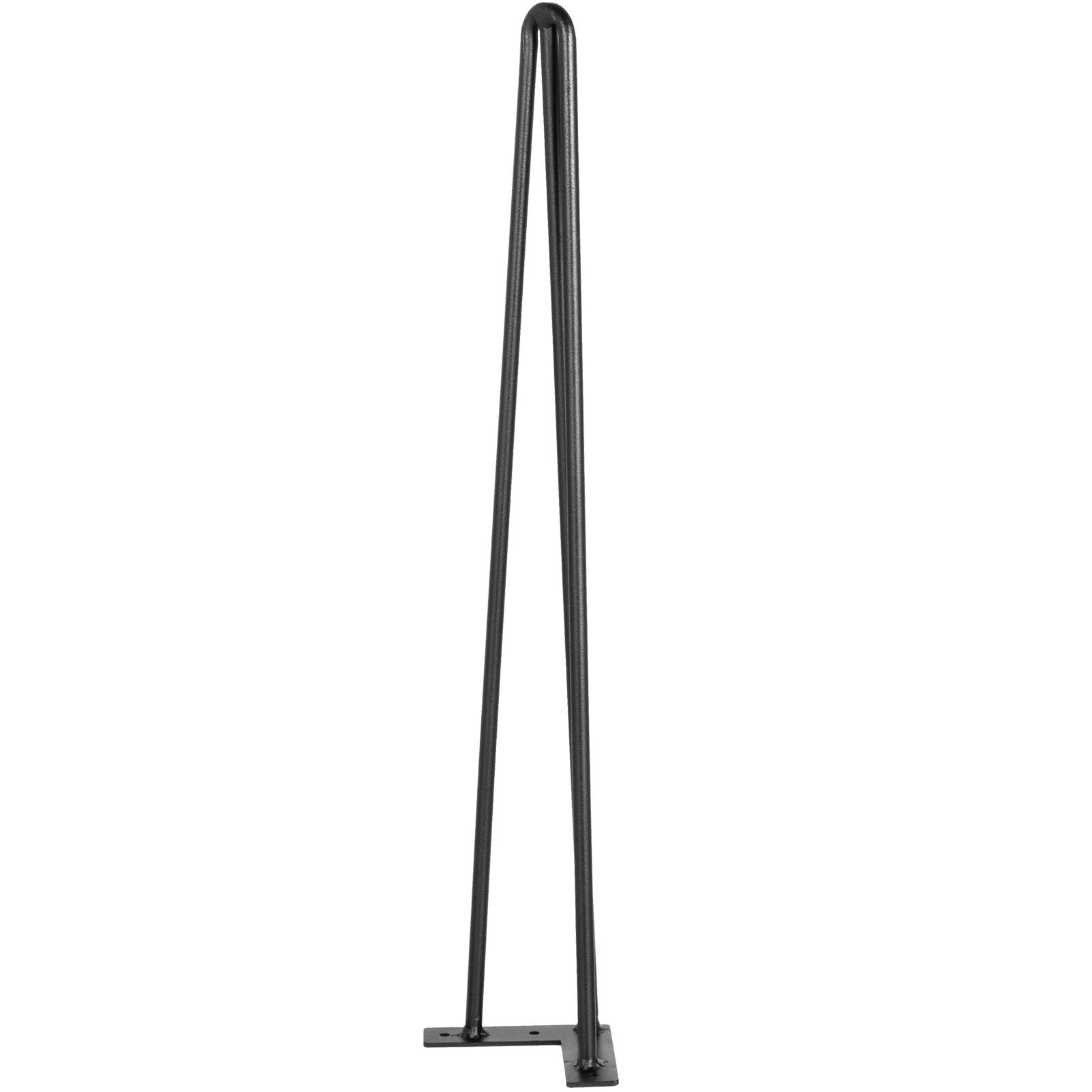 VEVOR Hairpin Table Legs 24 inch Black Set of 4 Desk Legs Each 220lbs Capacity Hairpin Desk Legs 3 Rods for Bench Desk Dining End Table Chairs Carbon Steel DIY Table Legs Heavy Duty Furniture Legs 10