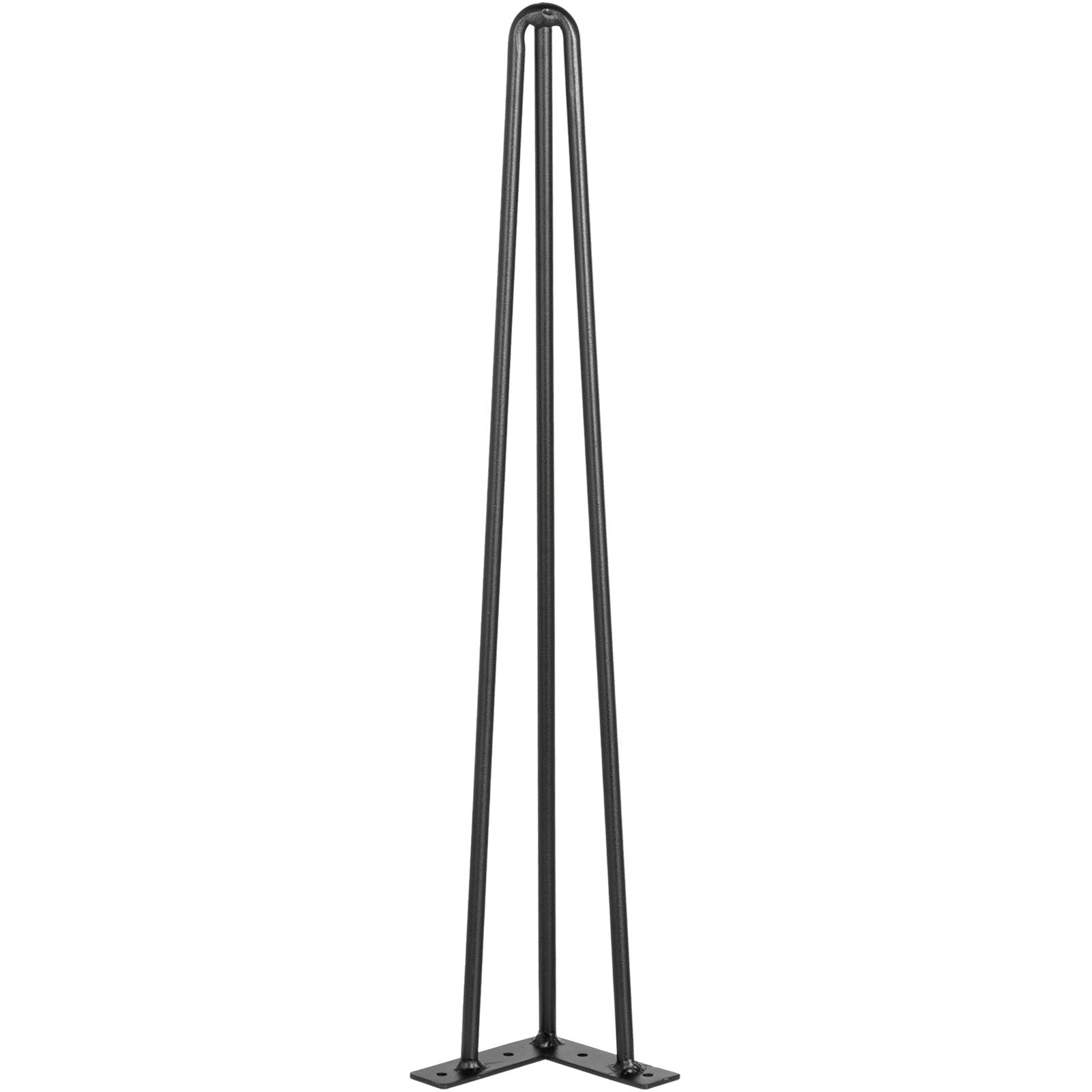 VEVOR Hairpin Table Legs 28 inch, Set of 4 DIY Desk Table Legs 3 Rods Heavy Duty 9