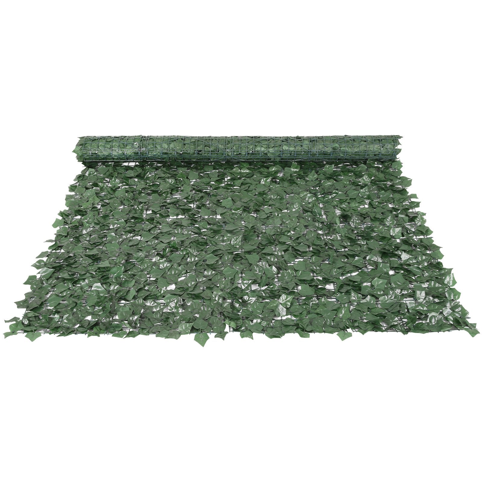 VEVOR Ivy Privacy Fence, 2440 x 1830 mm Artificial Green Wall Screen, Greenery Ivy Fence with Strengthened Joint, Faux Hedges Vine Leaf Decoration for Outdoor Garden, Yard, Balcony, Patio Decor 10