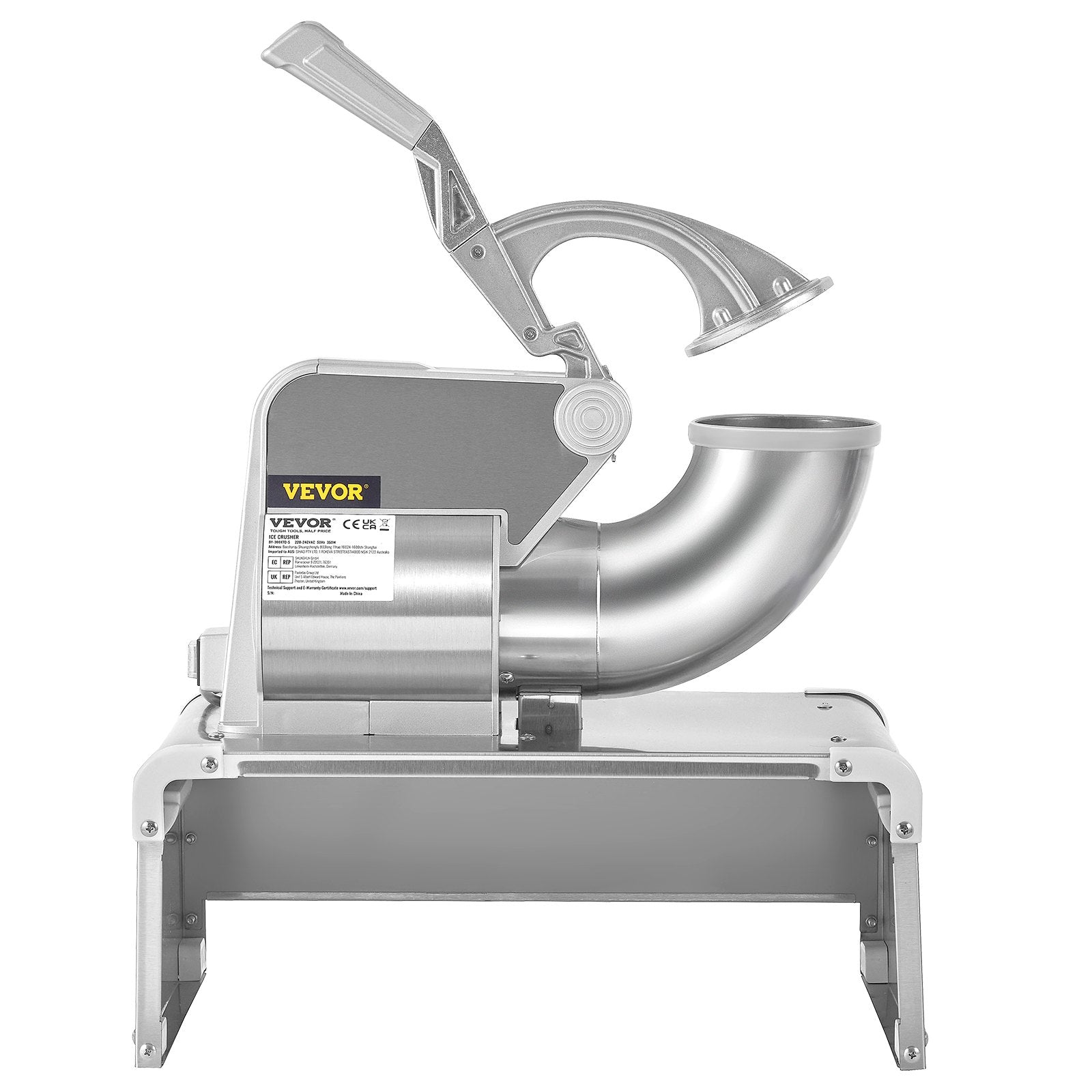 VEVOR Commercial Ice Shaver Crusher, 661lbs Per Hour Electric Snow Cone Maker, 350W Shaved Ice Machine with Dual Blades for Parties Events Snack Bar, Home and Commercial Use 10