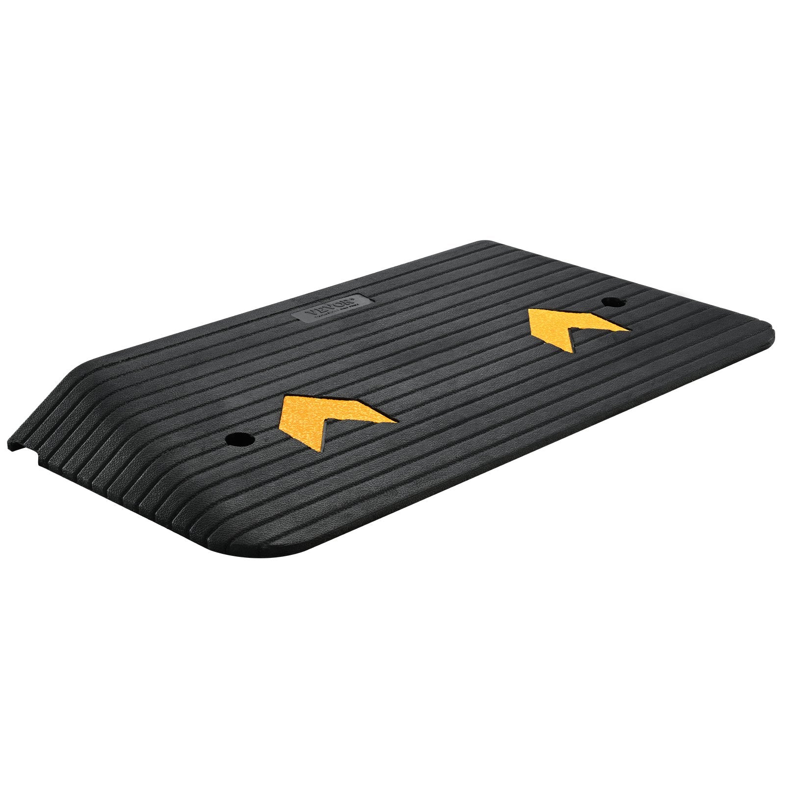 VEVOR Upgraded Rubber Threshold Ramp, 7.6 cm Rise Door Ramp with 1 Channel, Natural Rubber Car Ramp with Non-Slip Textured Surface, 150 tons Load Capacity Curb Ramp for Wheelchair and Scooter 9