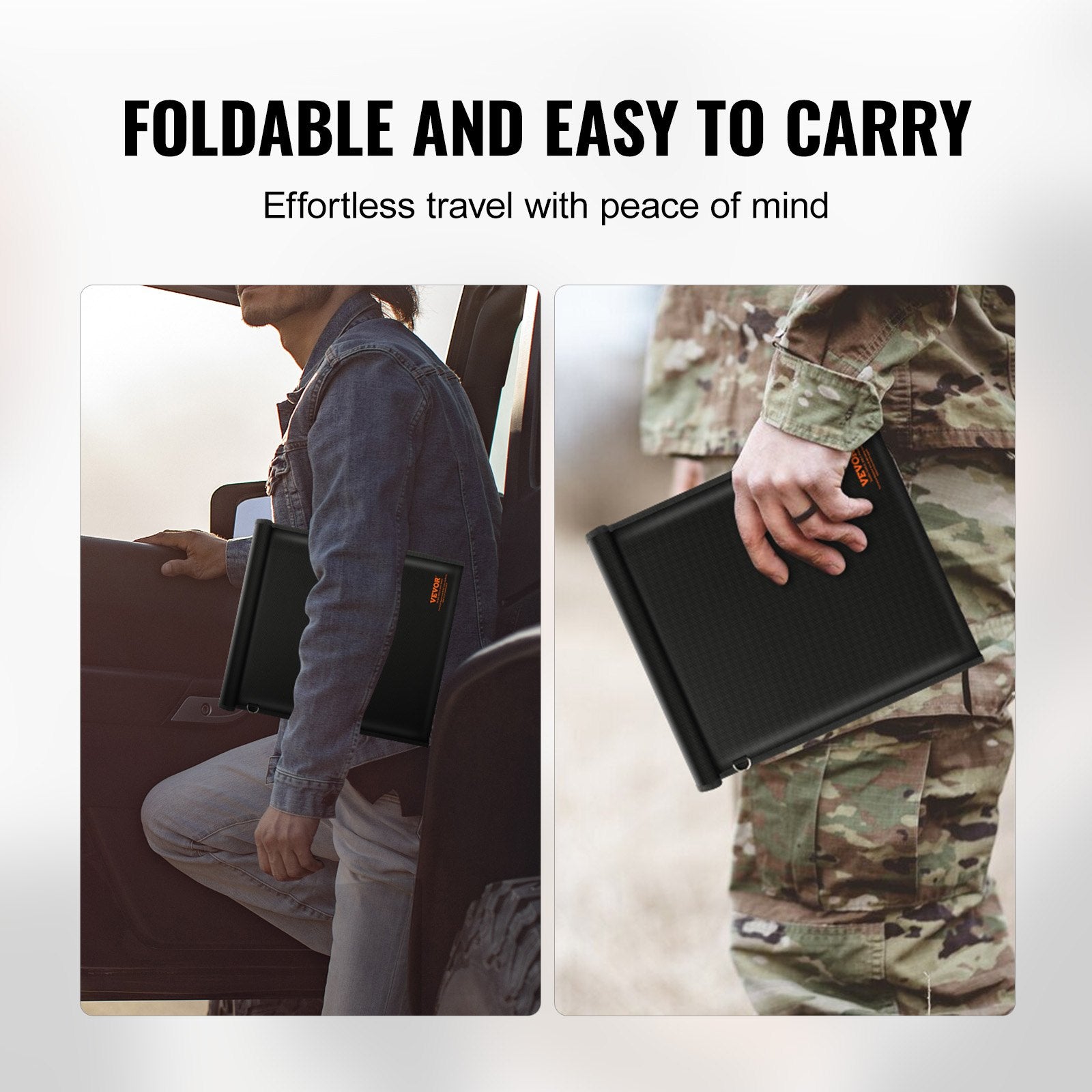 VEVOR Faraday Bag Signal Blocking Holder for Laptop & Tablets(16.9 x 15") Black 5