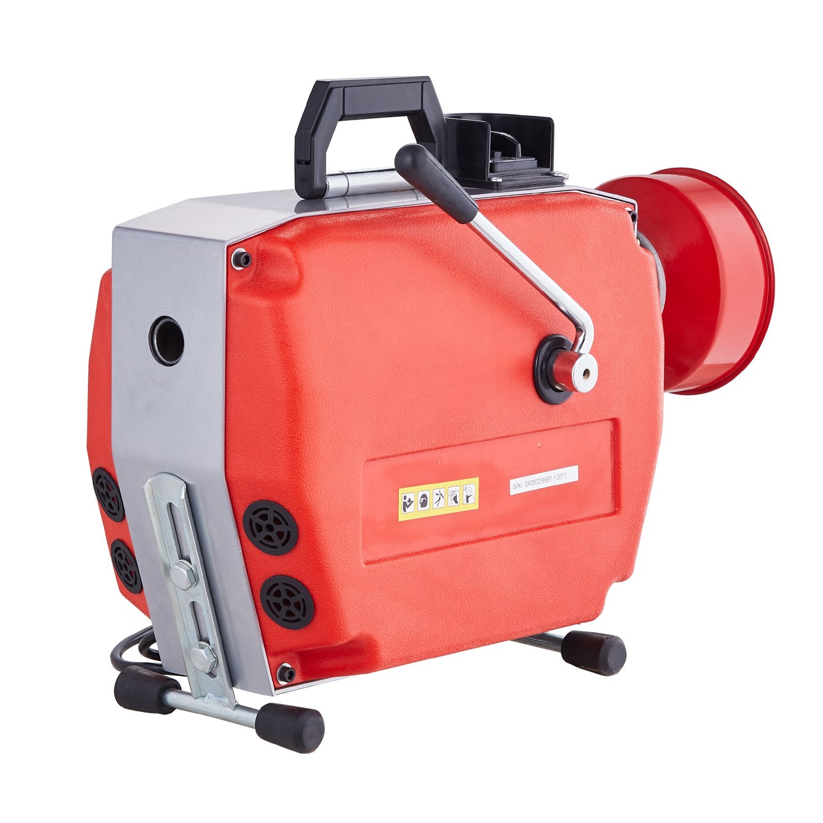 VEVOR Drain Cleaner Machine 120FT x 7/8" 420W Sewer Snake Auger Manual Feed 10