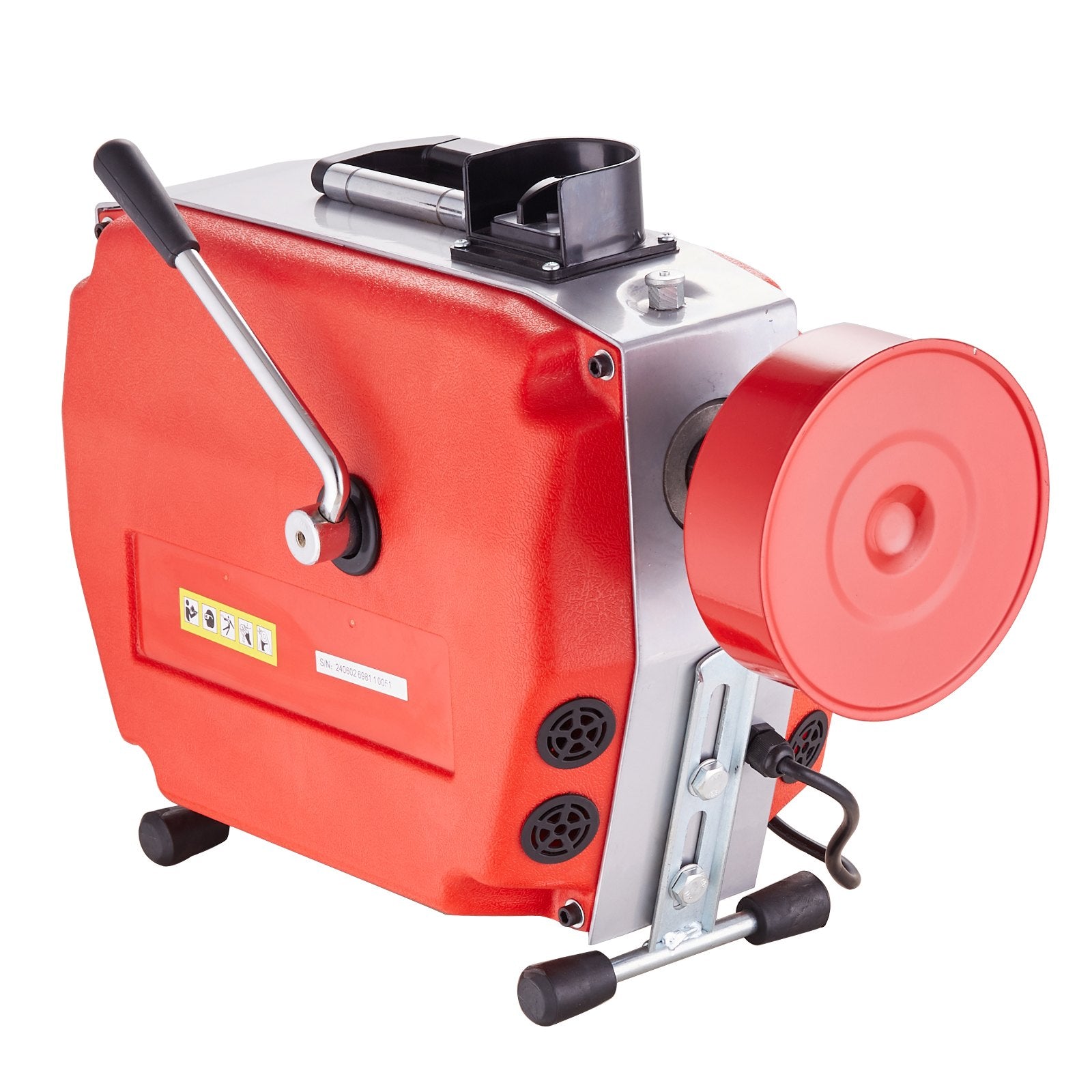 VEVOR Drain Cleaner Machine 120FT x 7/8" 420W Sewer Snake Auger Manual Feed 11