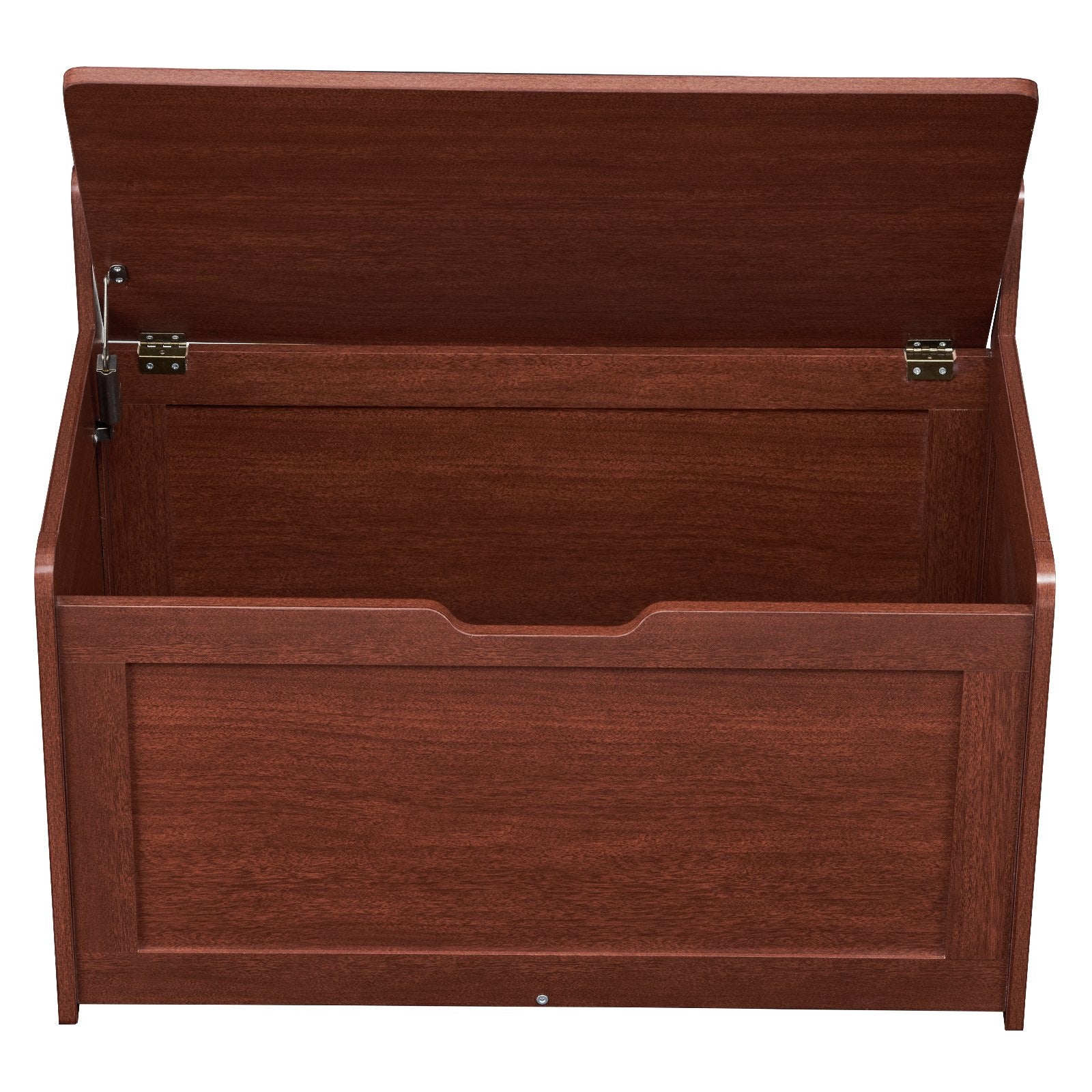 VEVOR Kids Toy Storage Bench Wooden Toy Box Chest 32.68 x 17.91 x 24.02" Cherry 9