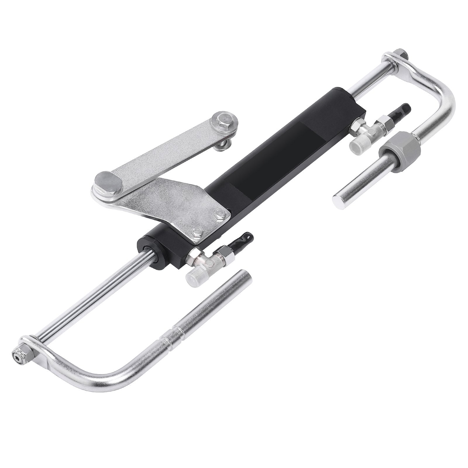 VEVOR Hydraulic Steering Kit 90HP Hydraulic Outboard Steering Kit with Helm Pump Cylinder Marine Steering System Kit