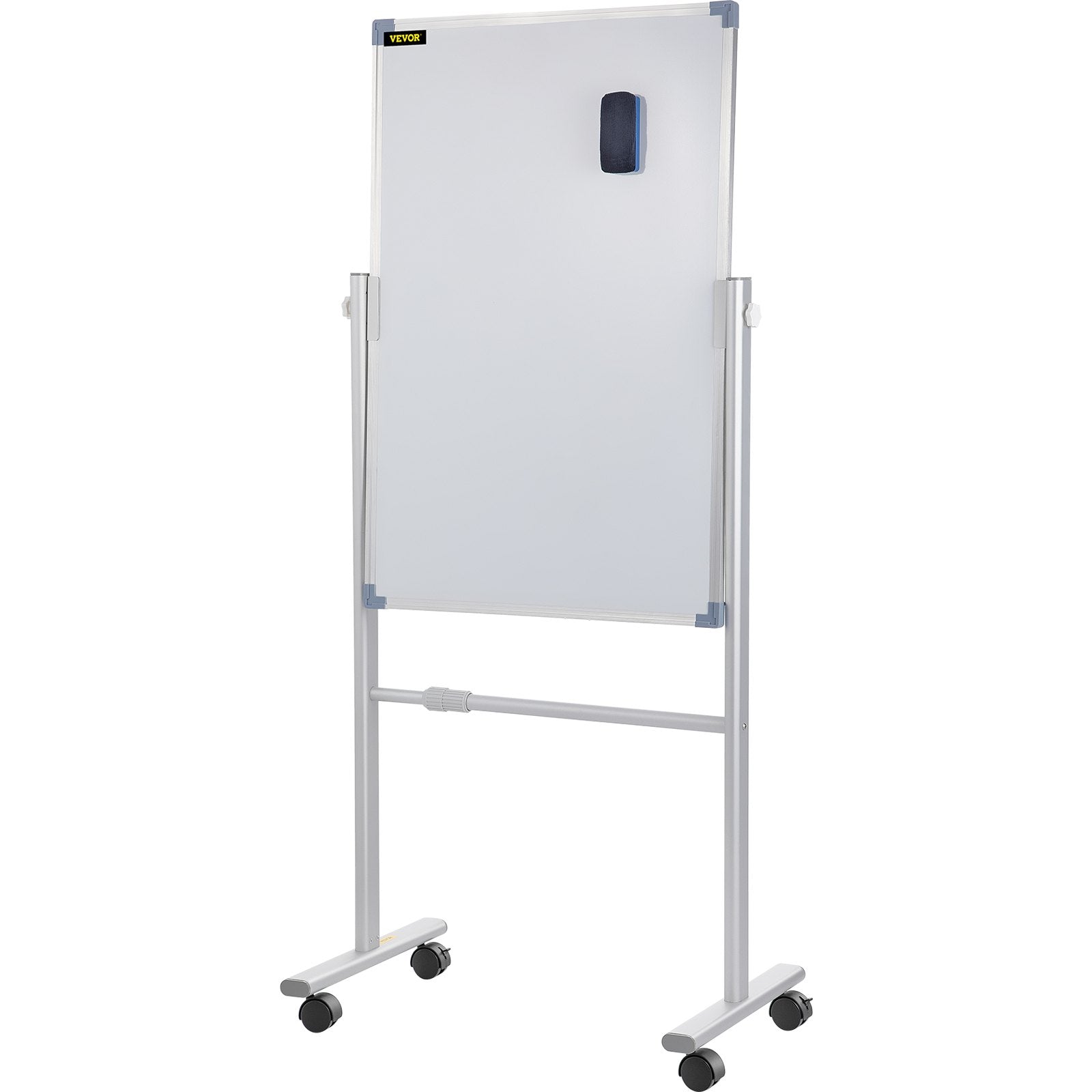 VEVOR Mobile Dry Erase Board Magnetic Whiteboard w/ Stand 60 x 90cm Double Sided 10