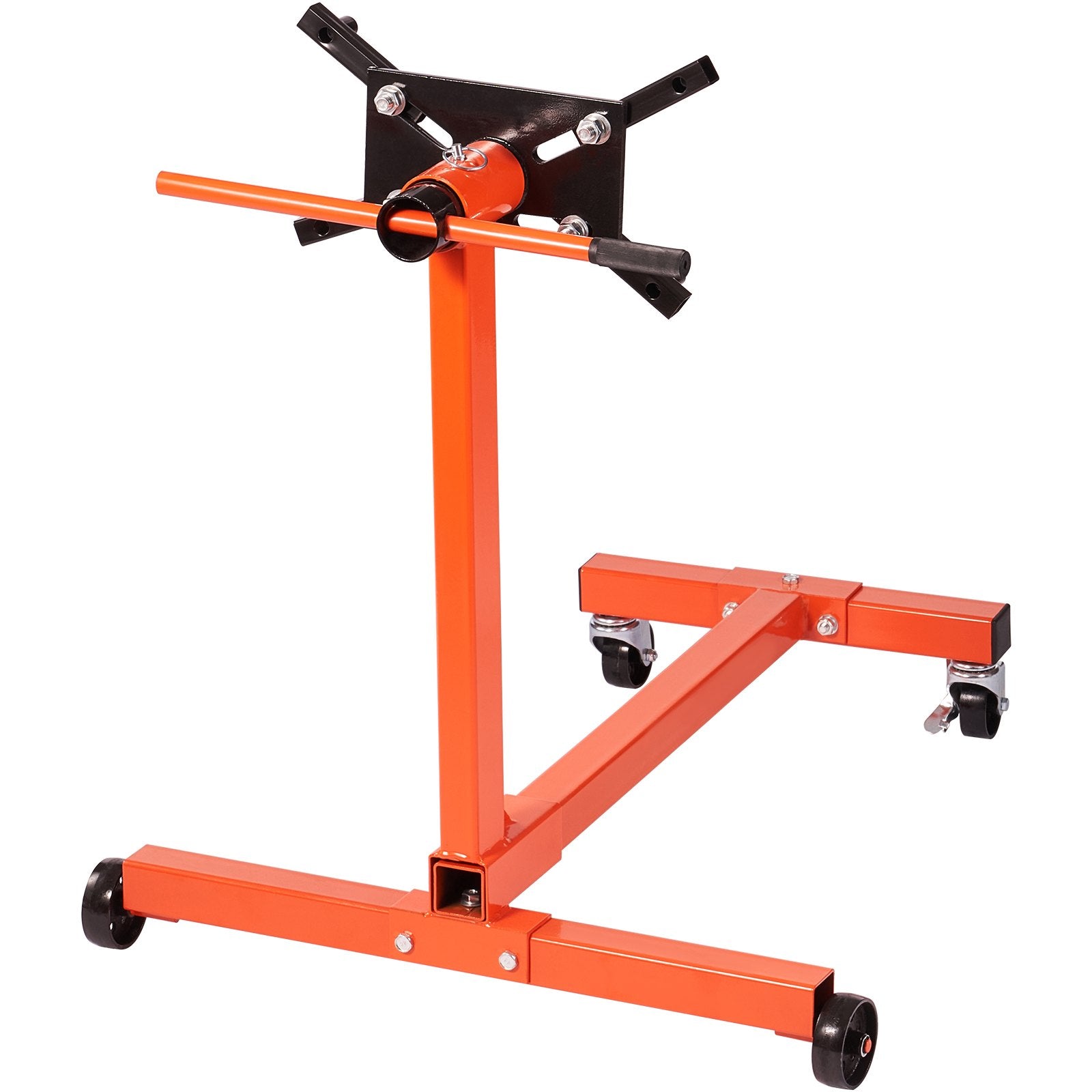 VEVOR Engine Stand 750LBS Motor Hoist Dolly 360 Degree Adjustable Mounting Head 10
