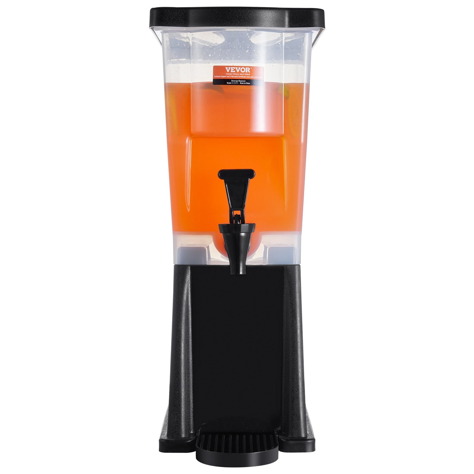 VEVOR Beverage Dispenser, 3 Gallon Drink Dispenser for Parties, Plastic Juice Dispenser with Stand Spigot Lid, Iced Tea Lemonade Juice Water Dispenser, for Restaurants, Hotels, Parties 8