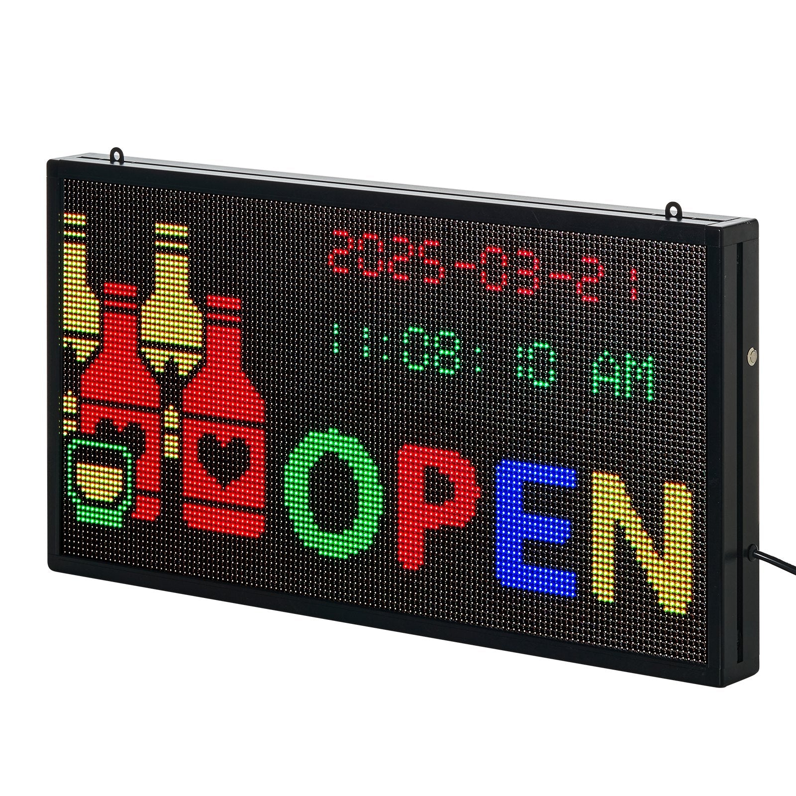 VEVOR 27x14in Programmable LED Sign Digital Scrolling Display Board P5 Fullcolor 11