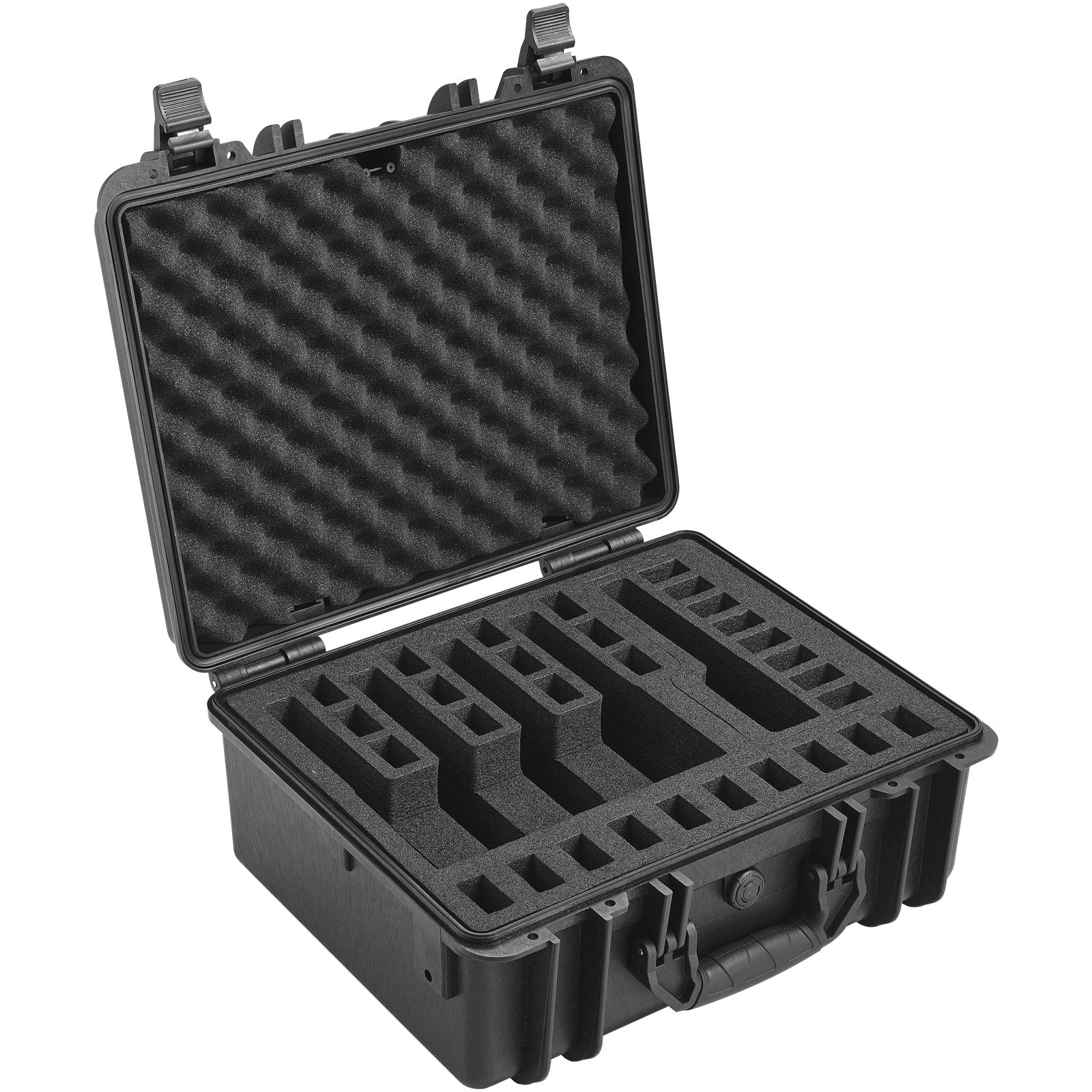 VEVOR Hard Pistol Cases with Pre-cut Lining Lockable Pistol Case for 5 Pistol 9