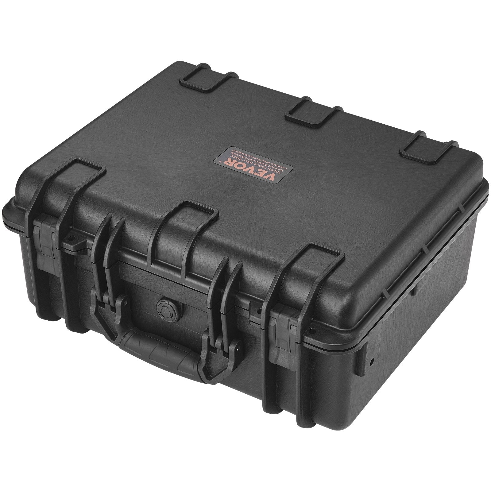 VEVOR Hard Pistol Cases with Pre-cut Lining Lockable Pistol Case for 5 Pistol 11