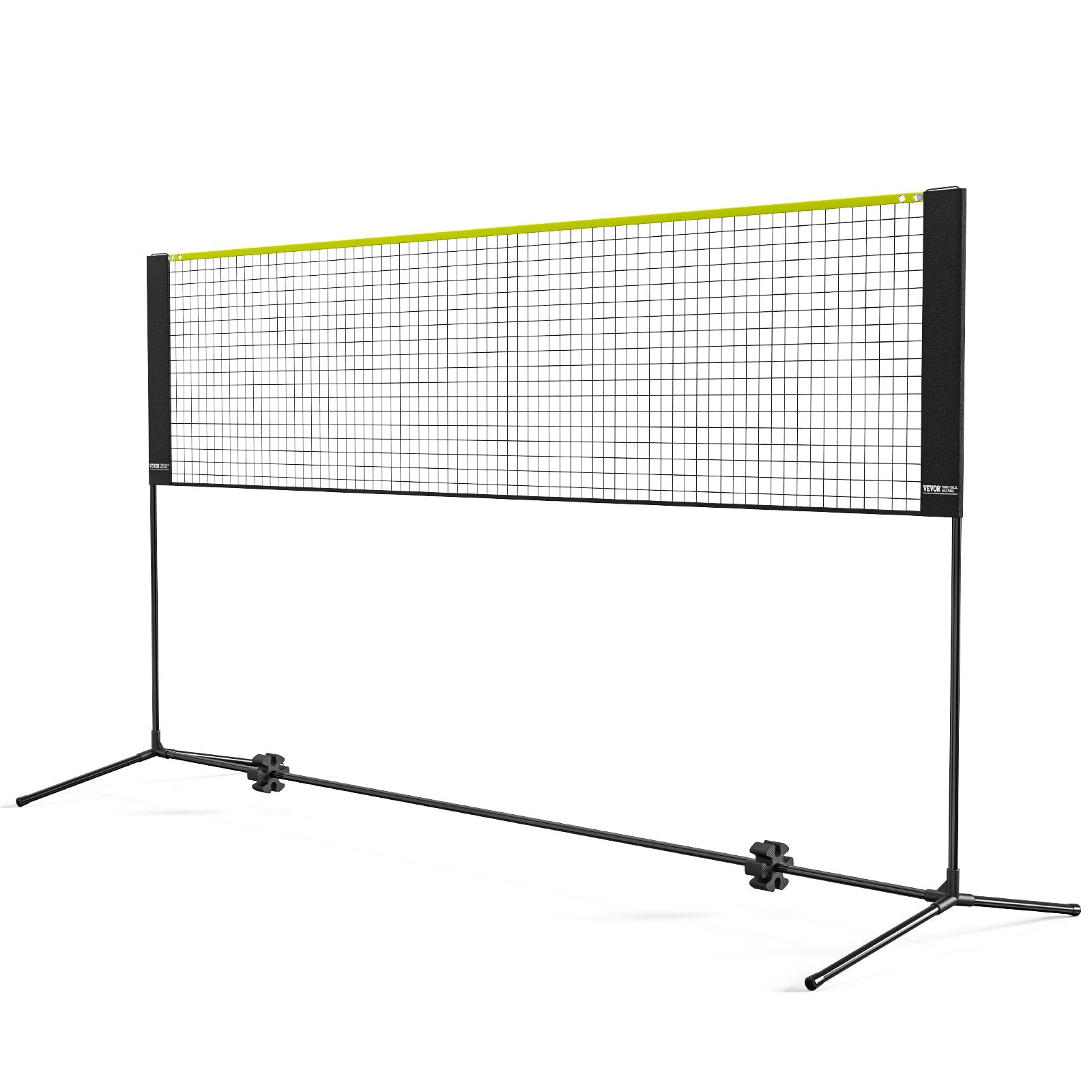 VEVOR Badminton Net, Height Adjustable Volleyball Net, 10ft Wide Foldable Pickleball Net, Portable Easy Setup Tennis Net Set with Poles, Stand and Carry Bag, for Kids Backyard Game Indoor Outdoor Use 8