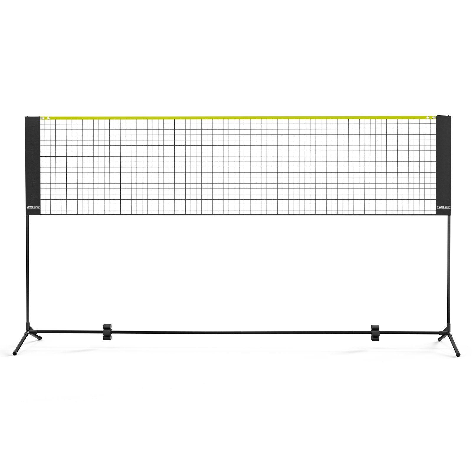 VEVOR Badminton Net, Height Adjustable Volleyball Net, 10ft Wide Foldable Pickleball Net, Portable Easy Setup Tennis Net Set with Poles, Stand and Carry Bag, for Kids Backyard Game Indoor Outdoor Use 10