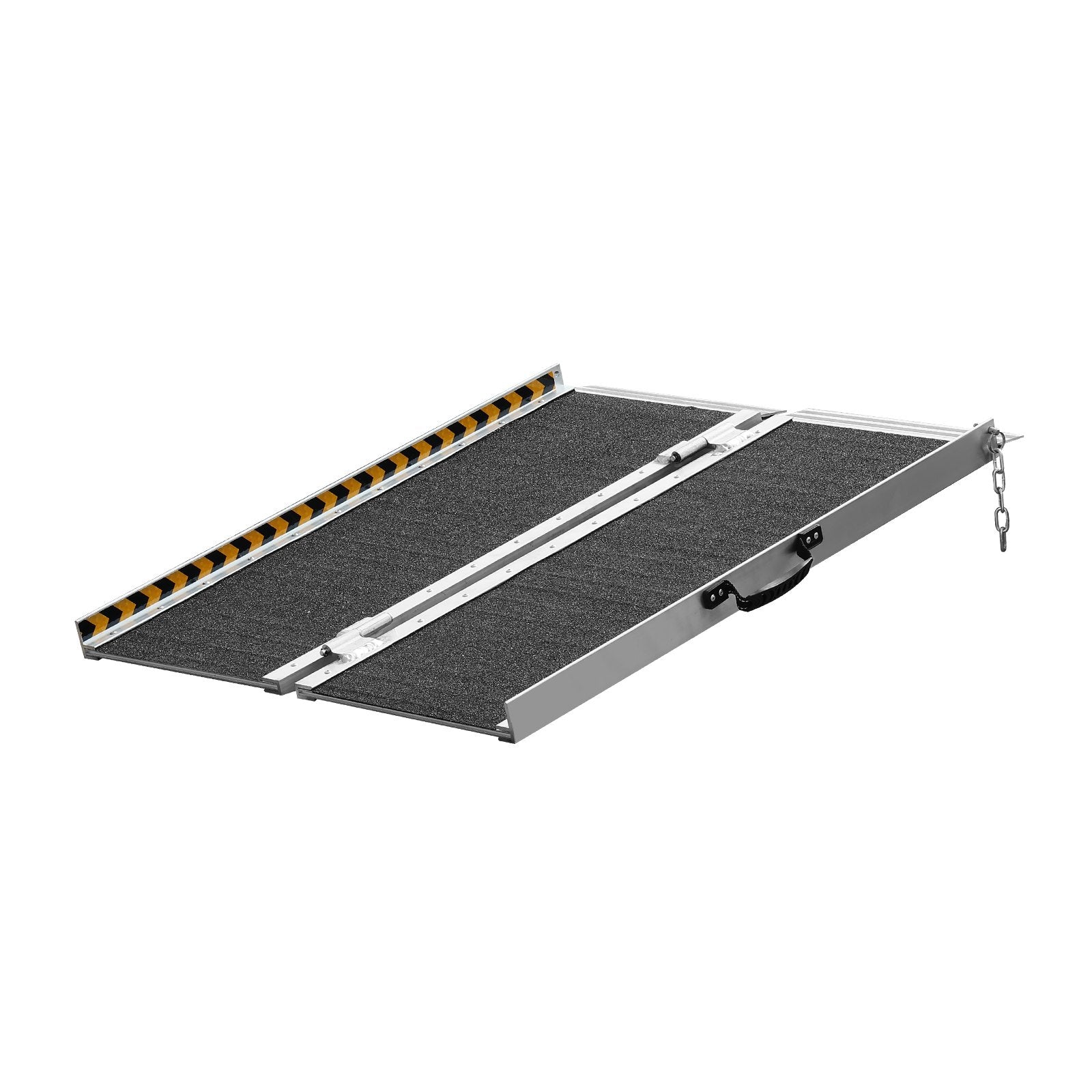 VEVOR Portable Wheelchair Ramp 2FT, Non-Slip Aluminum Folding Handicap Ramp, Door Threshold Ramps for Wheelchair for Home,Wheel Chair Ramp Steps, Cars, Scooter, Cart, Curbs, Stairs 10