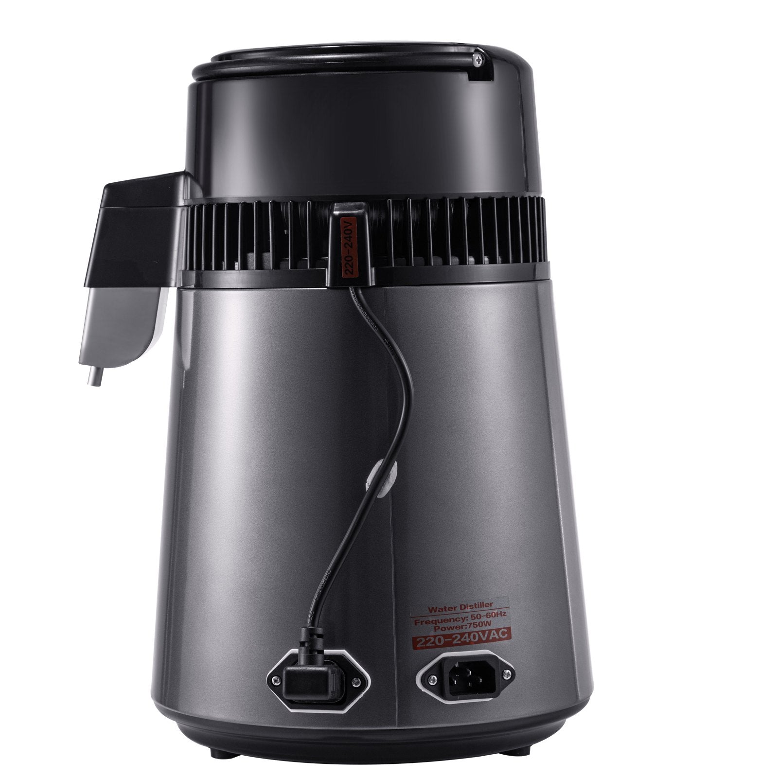 VEVOR Home Water Distiller Distilled Water Maker 4 L with Dual Temp Display Grey 10