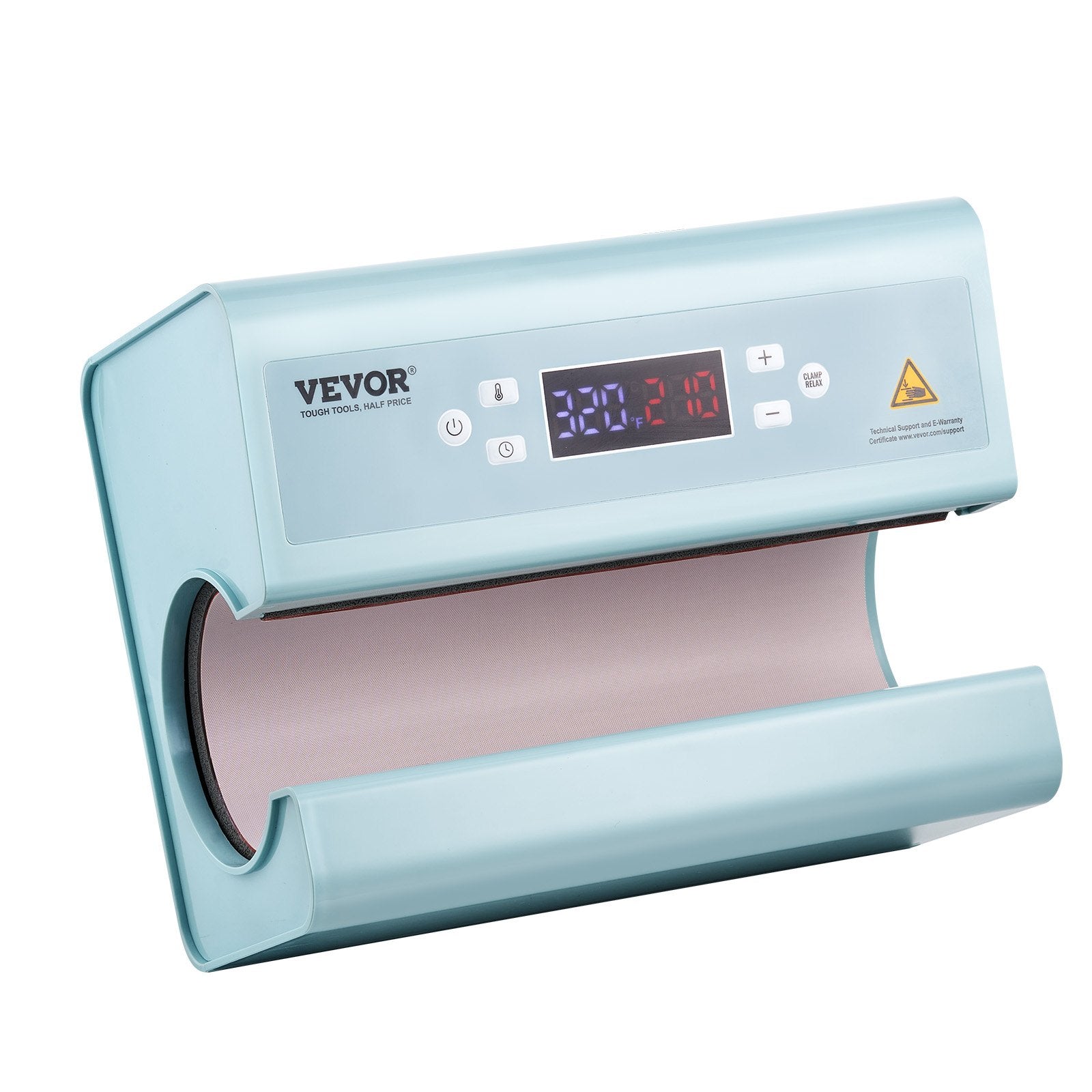 VEVOR Auto Tumbler Heat Press Machine 325-887 ml Sublimation Mug Heat Press Blue 10