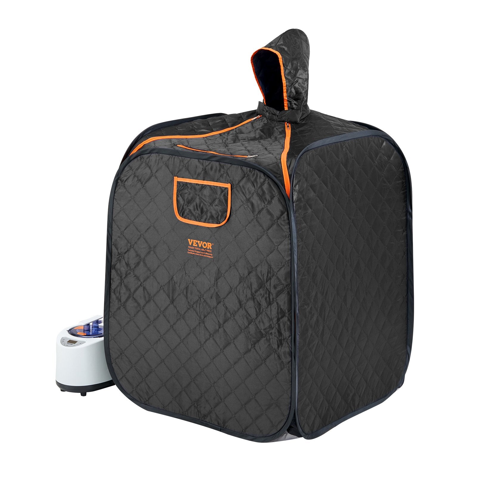 VEVOR Portable Steam Sauna Tent 1000W Personal Spa Loss Weight Detox Therapy, 800x800x1000 mm